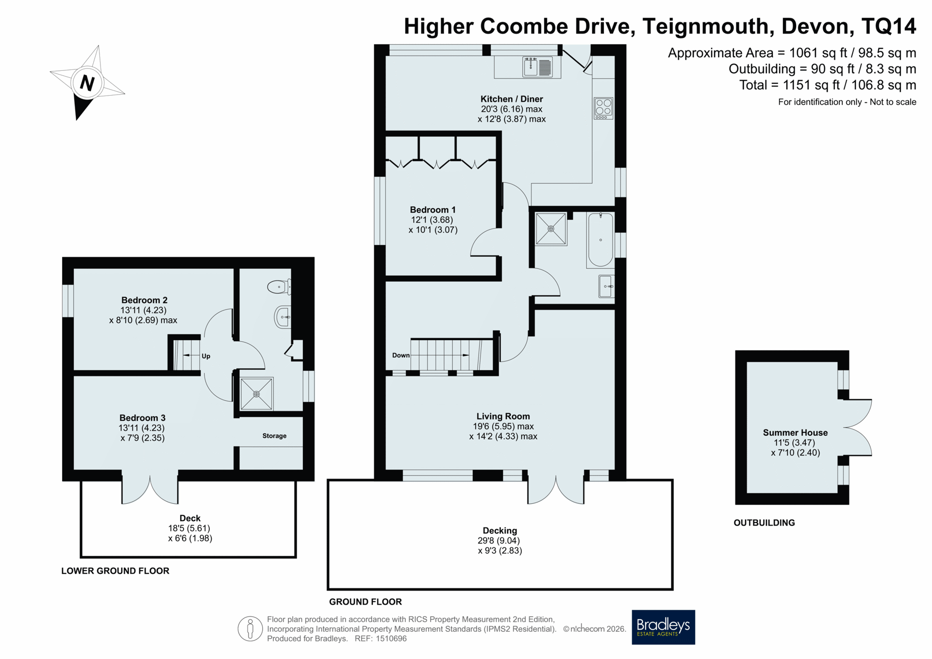 23, Higher Coombe Drive, Devon floorplan