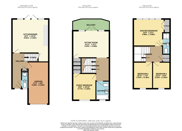 12 Cutters Wharf, Exmouth floorplan