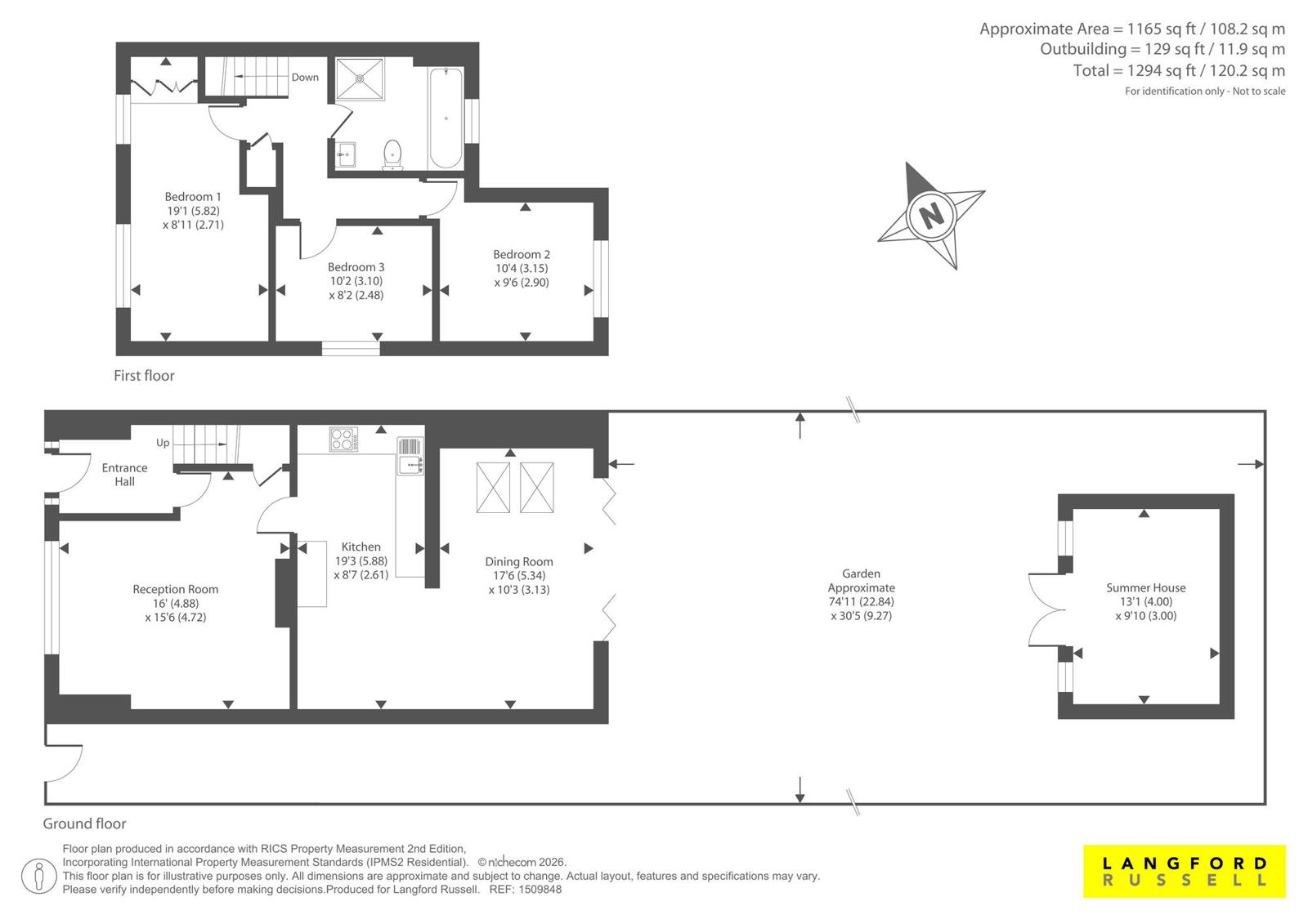 27, Kingsdown Way, Bromley floorplan