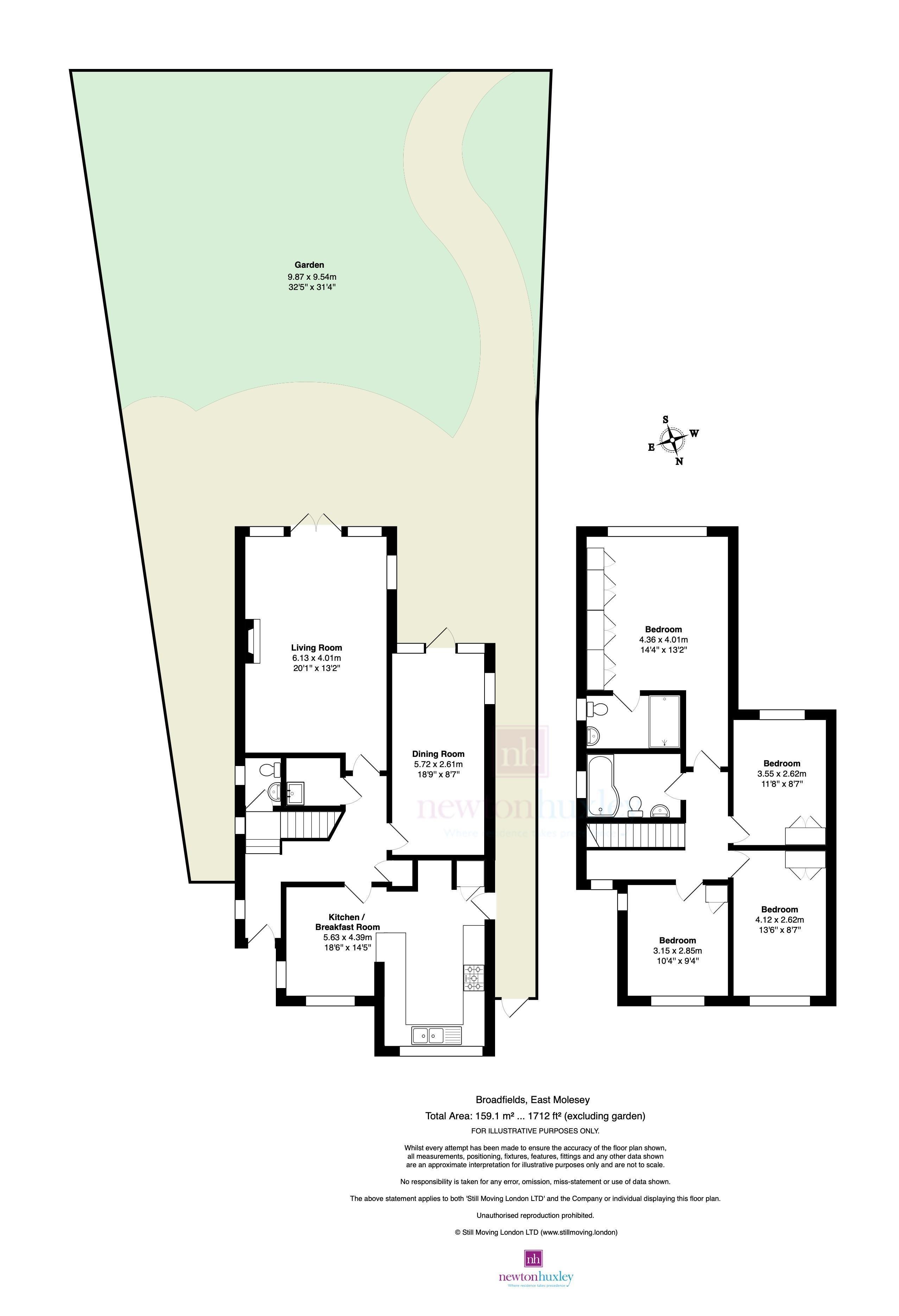 Broadfields, East Molesey KT8, 4 bedroom detached house for sale