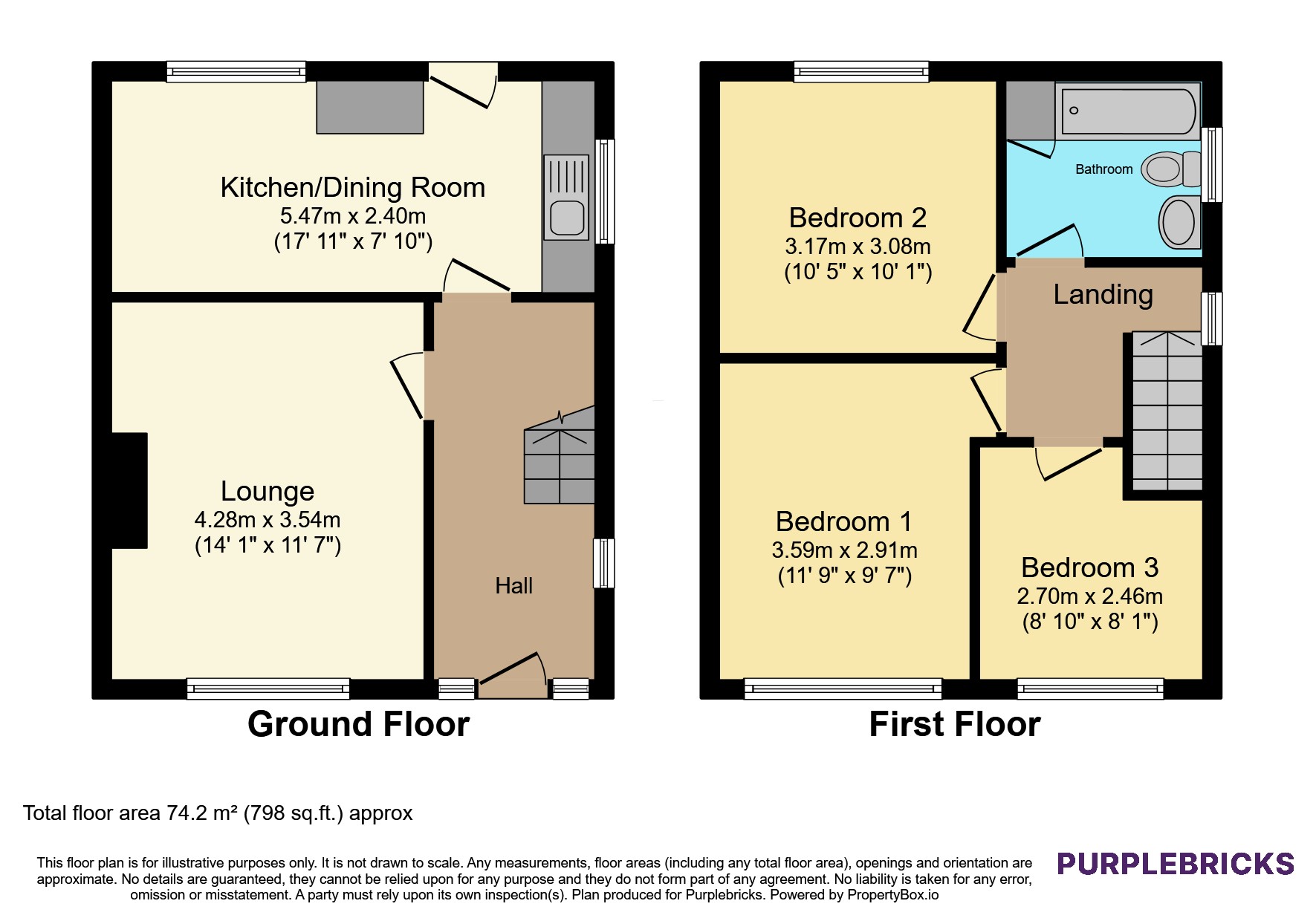 68, Withycombe Road, Warrington floorplan