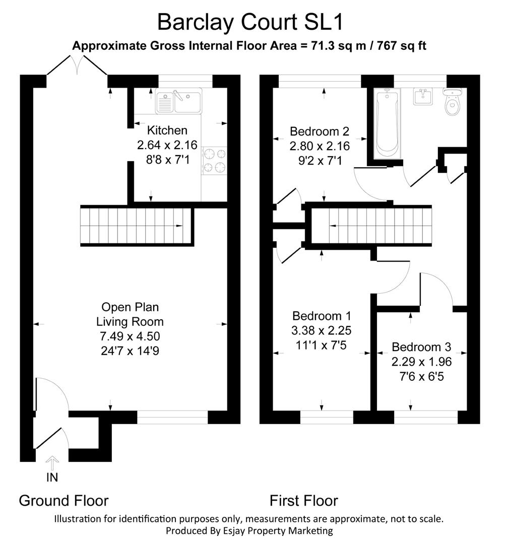 1 Barclay Court, Seymour Road, Slough floorplan