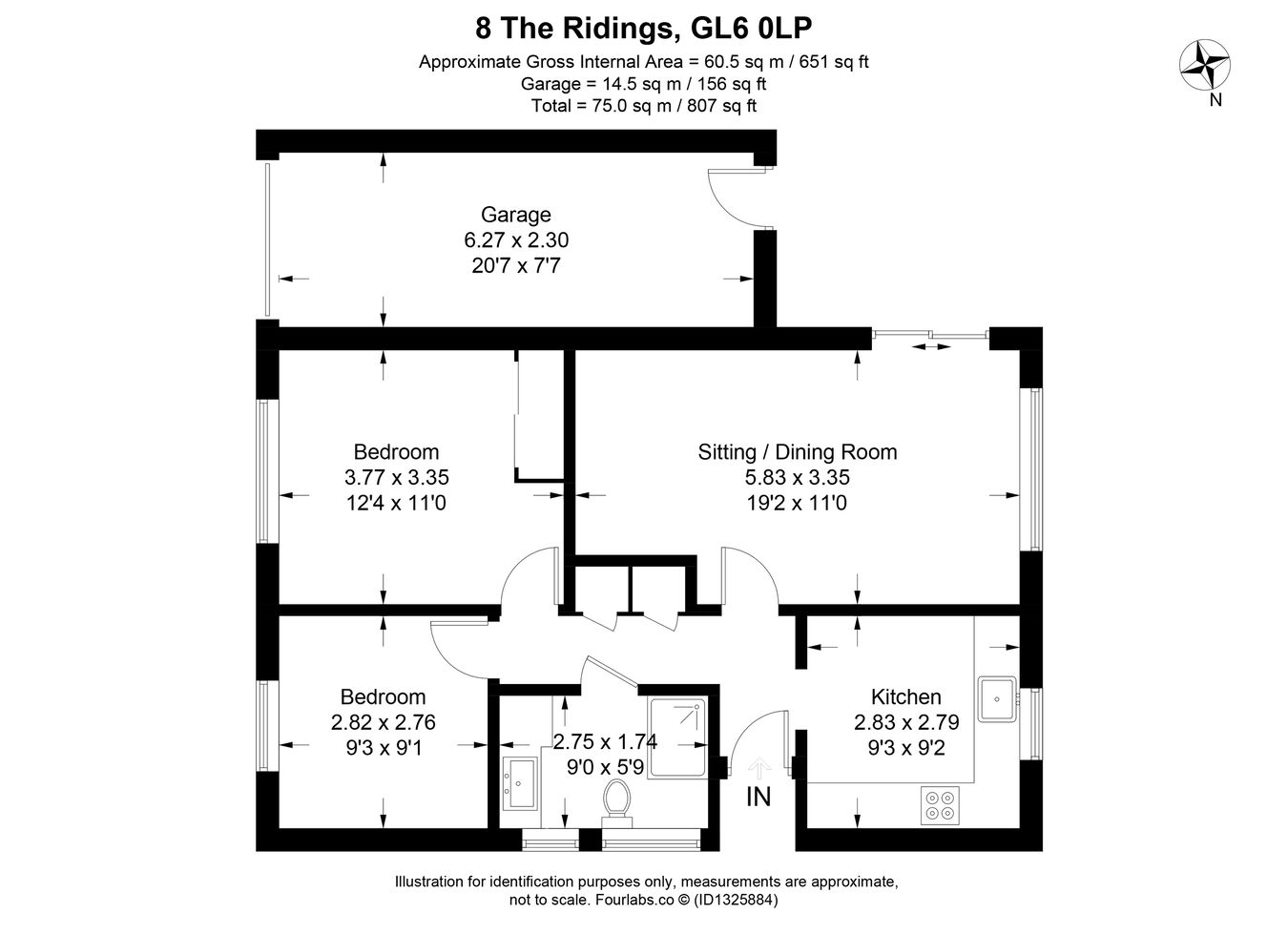 8, The Ridings, Nailsworth floorplan