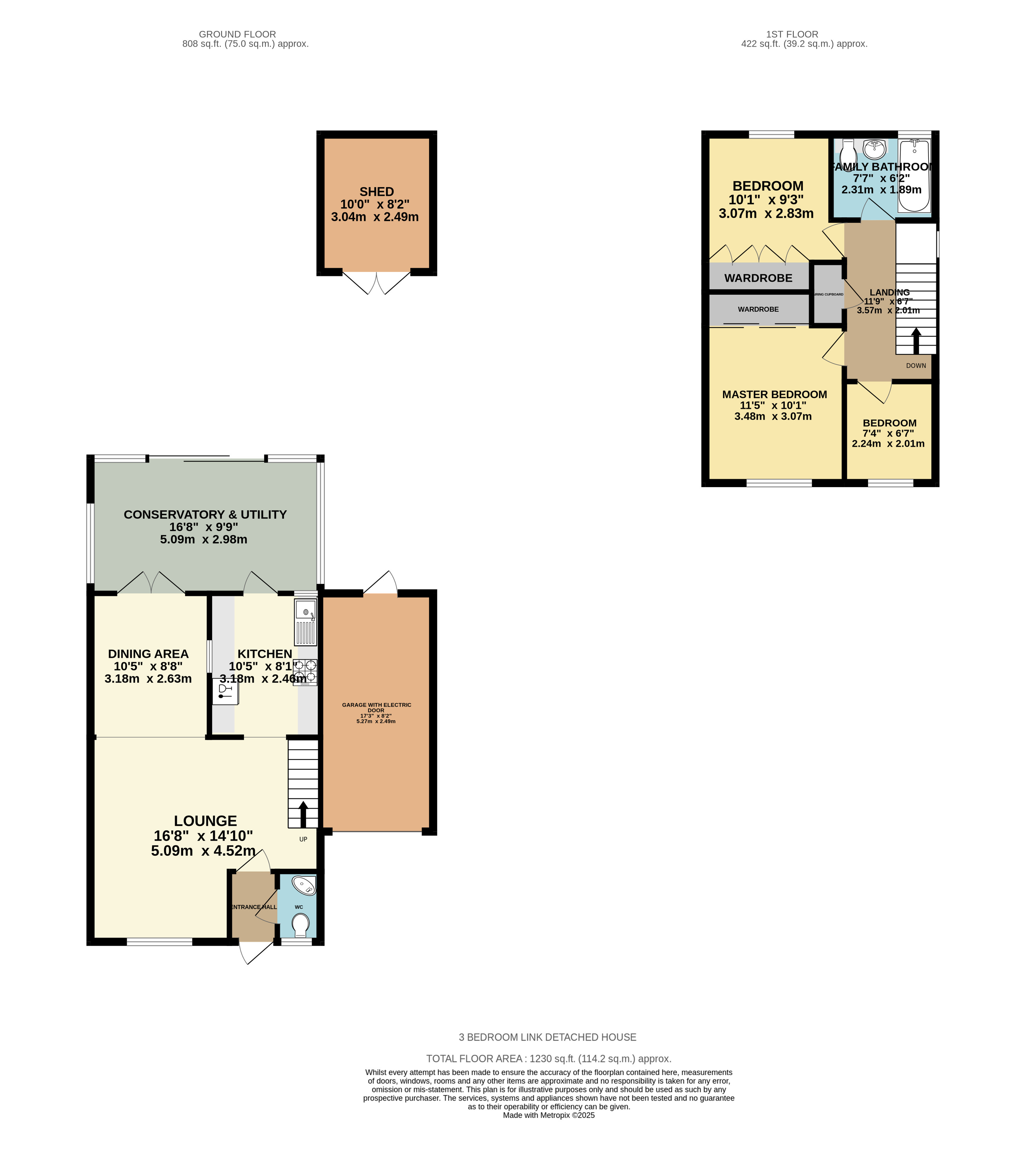 76, Sycamore Drive, East Grinstead floorplan