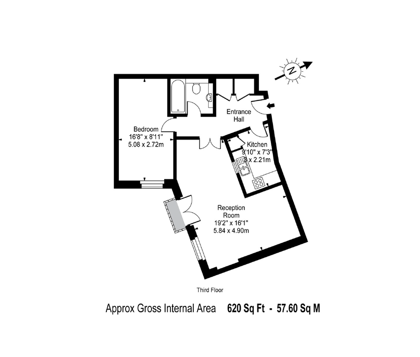 1 Bedrooms Flat to rent in Mary's Court, 4 Palgrave Gardens, London NW1