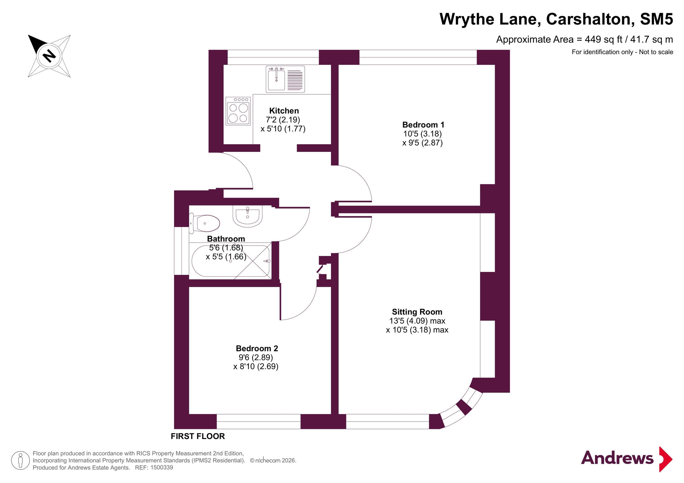 54A,, Wrythe Lane, Carshalton floorplan