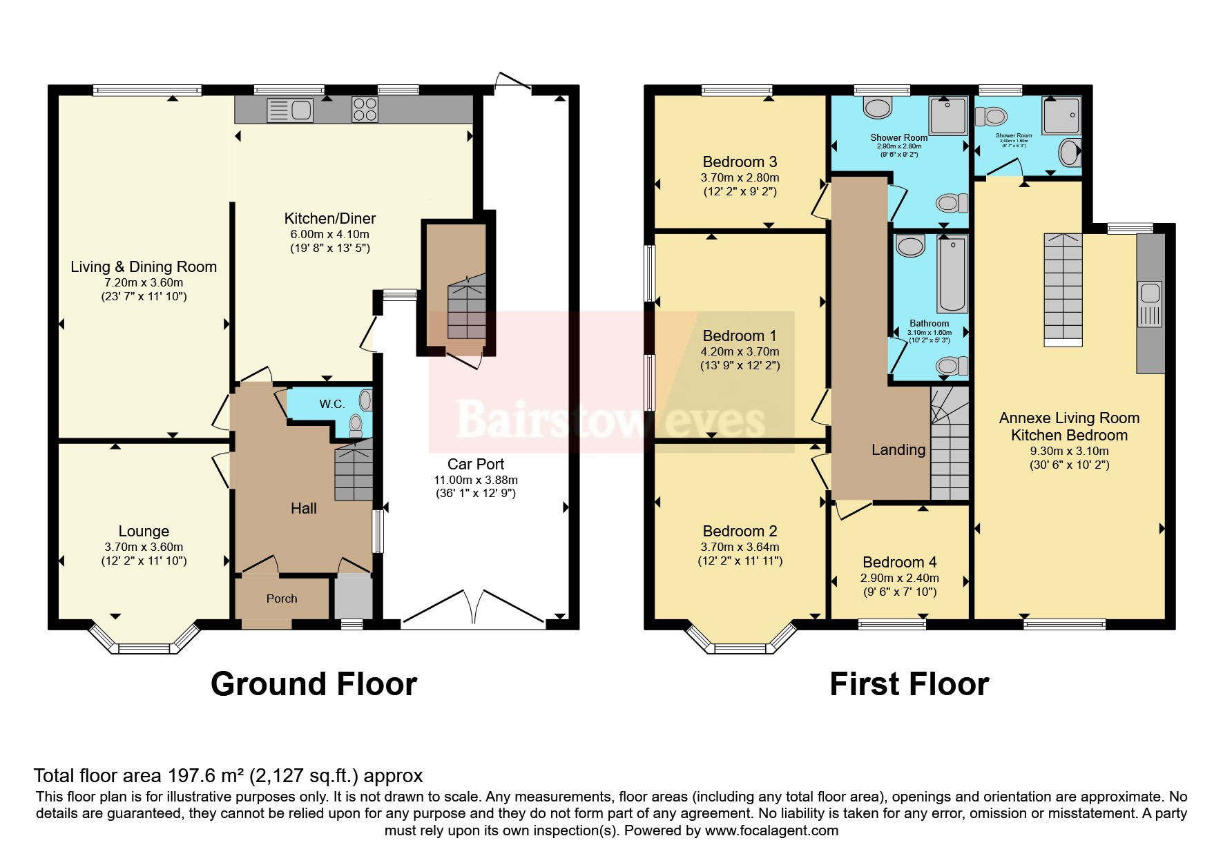 203, Wollaton Road, Nottingham floorplan