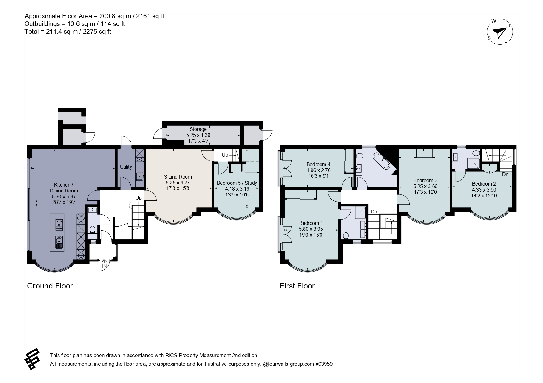 15, Branksome Hill Road, Dorset floorplan