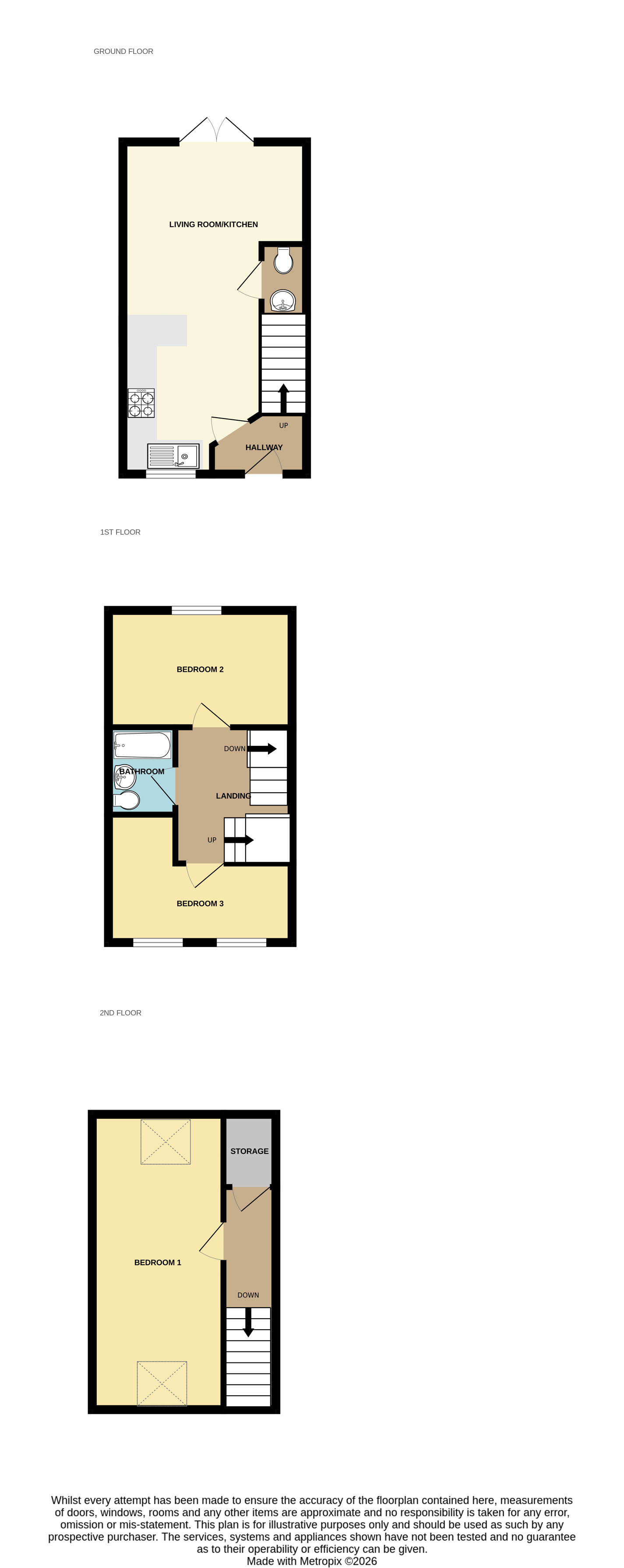 134, Miners Way, Cannock floorplan