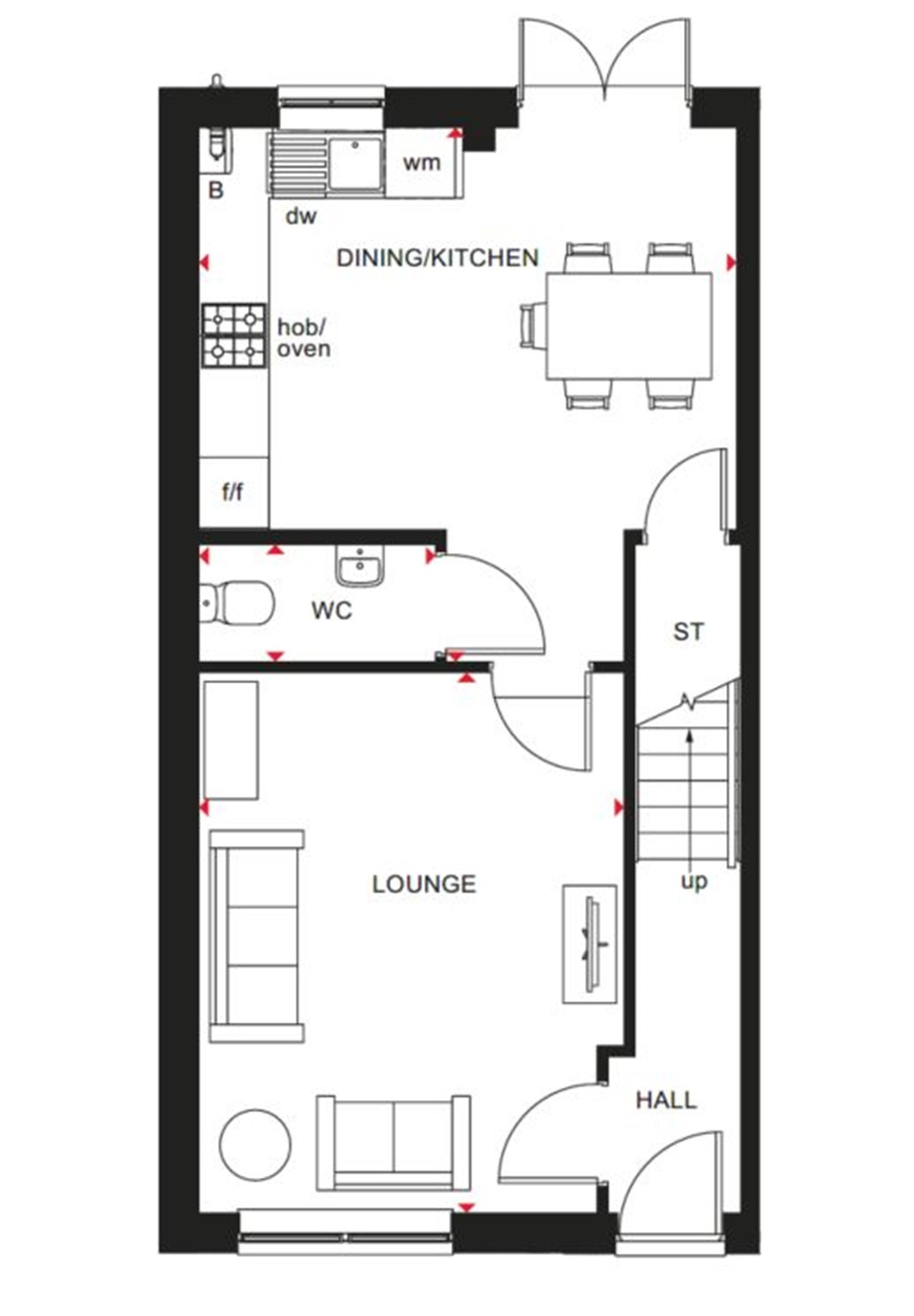 "Kirkbridge" at Owl Lane, Dewsbury WF12, 3 bedroom terraced house for sale 62221698