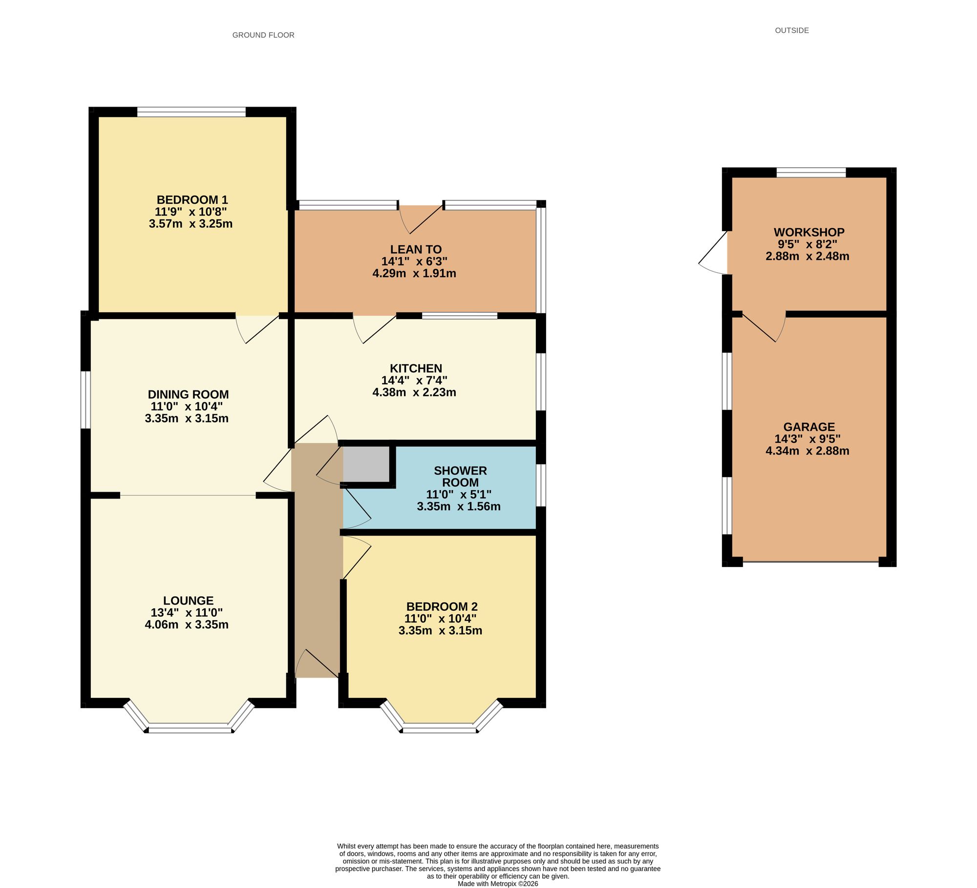 10 Garrick Gardens, Southampton floorplan