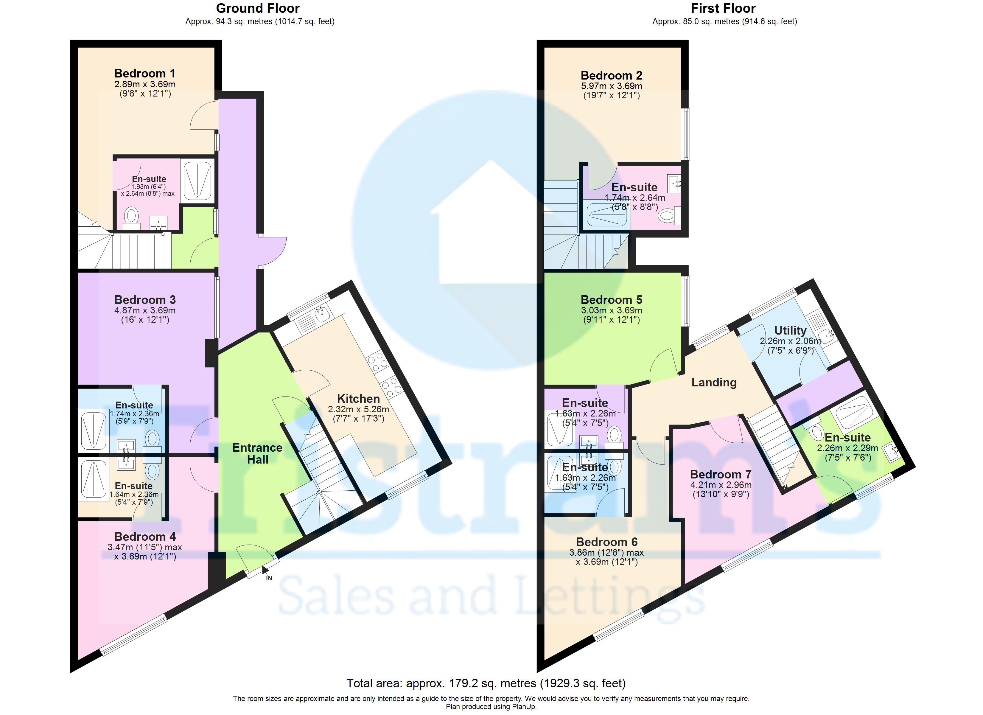 Whole House, 1, Kilbourn Street, Nottingham floorplan