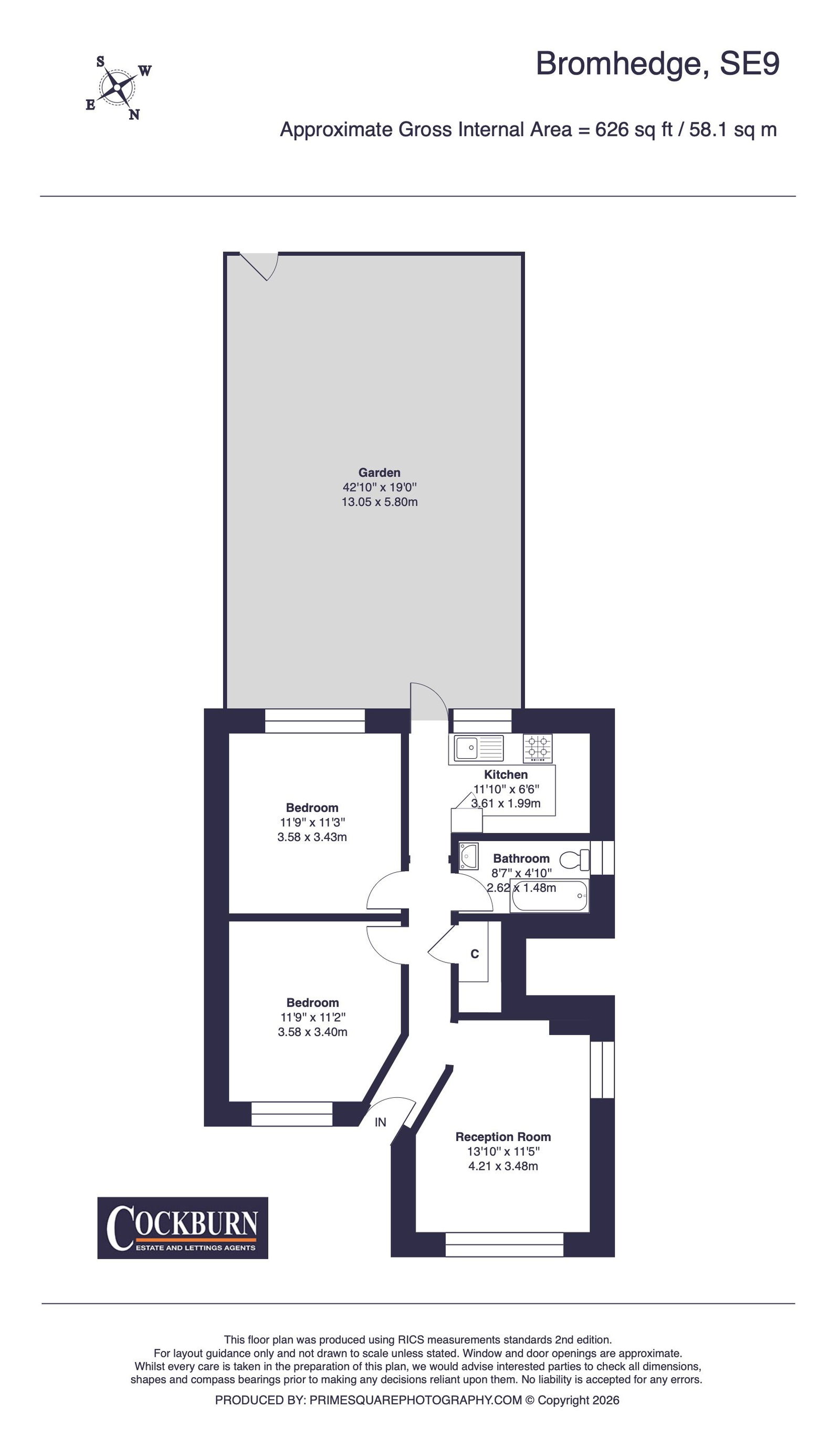 Bromhedge, London floorplan