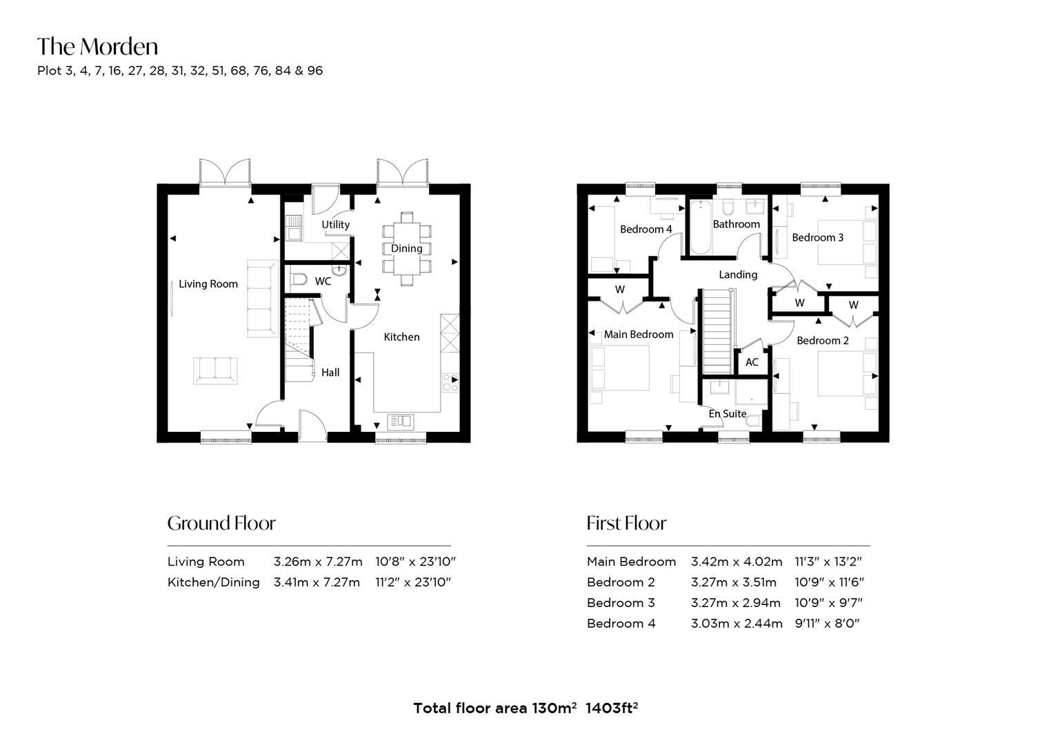 Plot 84, The Morden, Fiddleford Ridge, Sturminster Newton floorplan