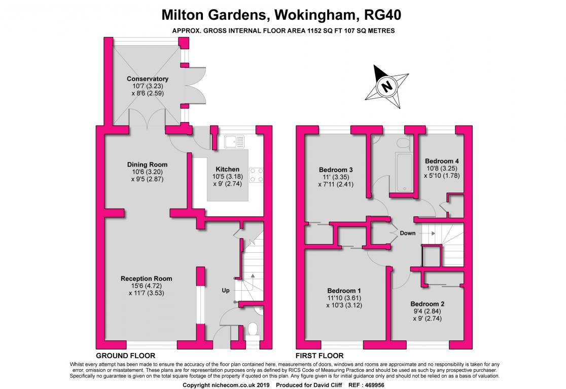4 Bedrooms Semi-detached house for sale in Milton Gardens, Wokingham RG40