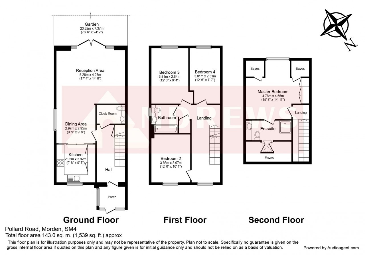 4 Bedrooms Semi-detached house to rent in Pollard Road, Morden, Surrey SM4
