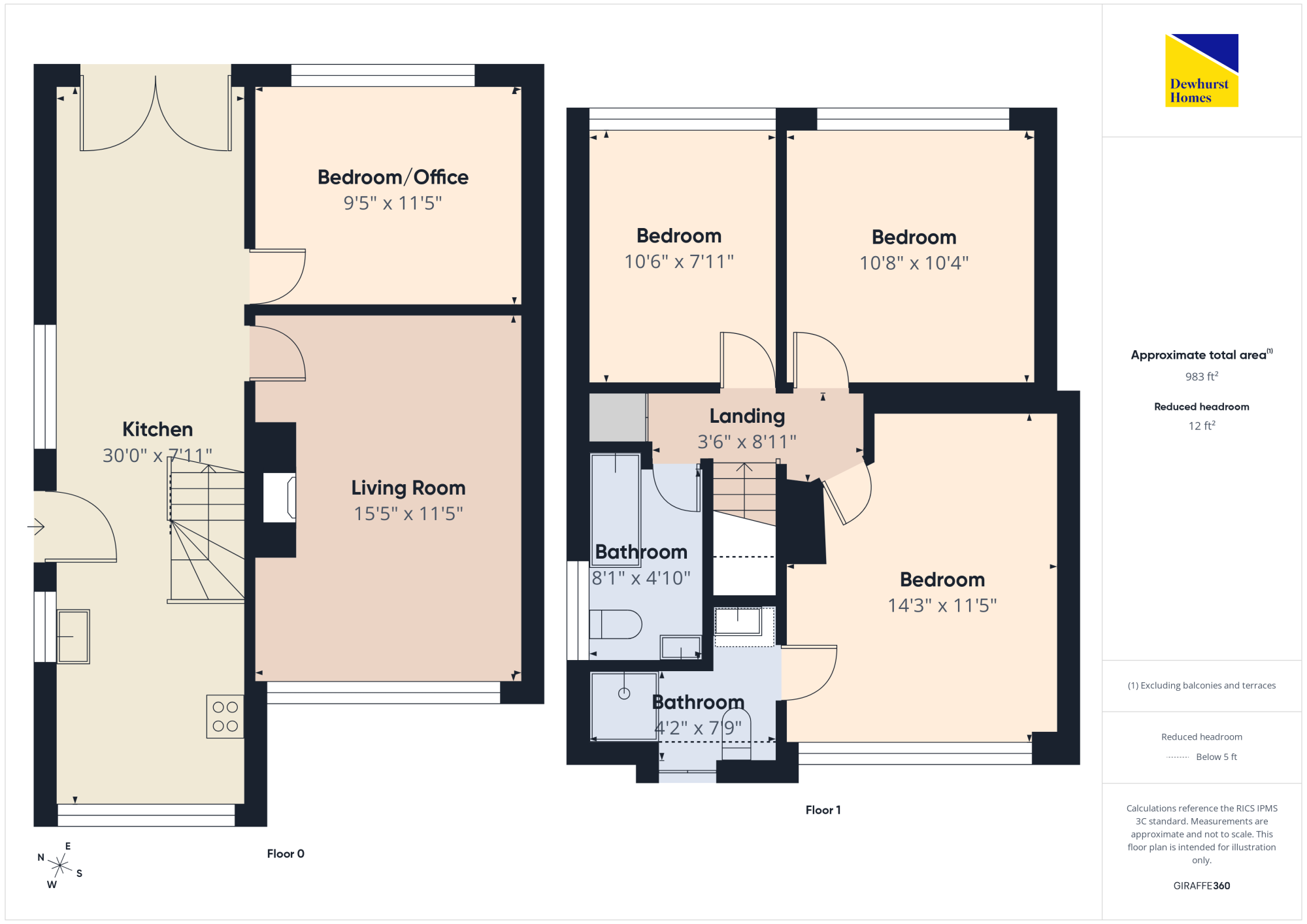 6, Lakeland Close, Forton floorplan