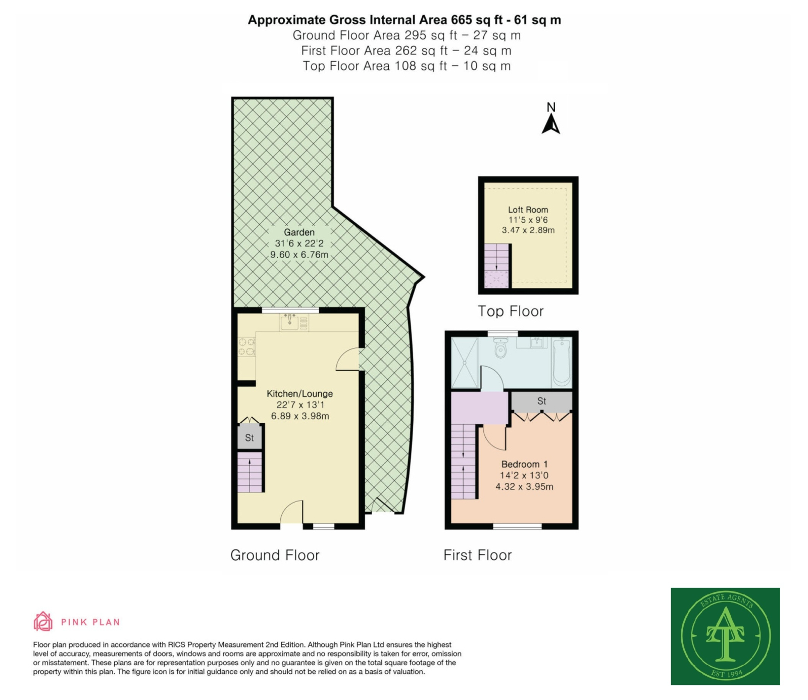 4a Barber Close, Winchmore Hill, London floorplan