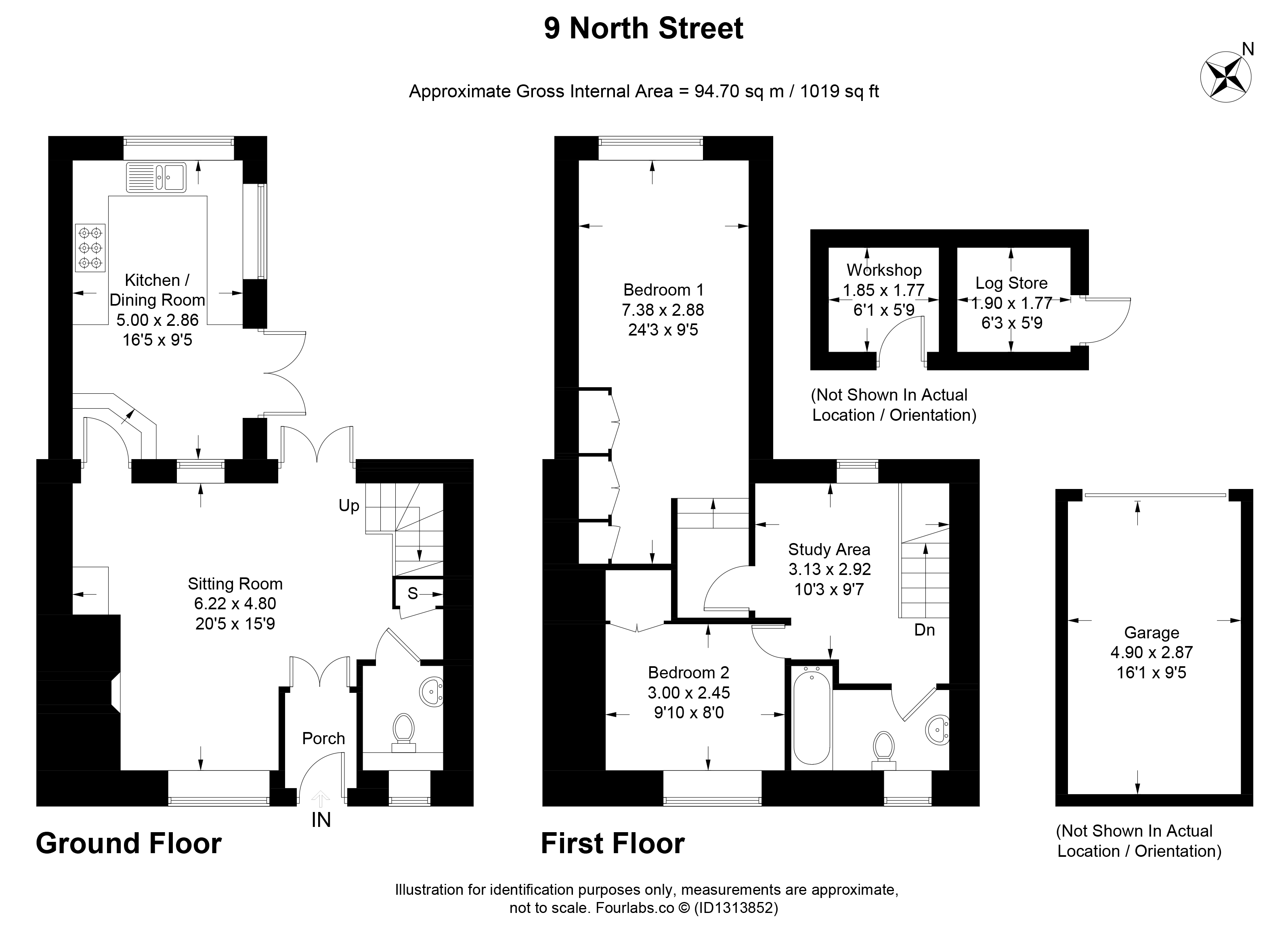 9, North Street, Sherborne floorplan