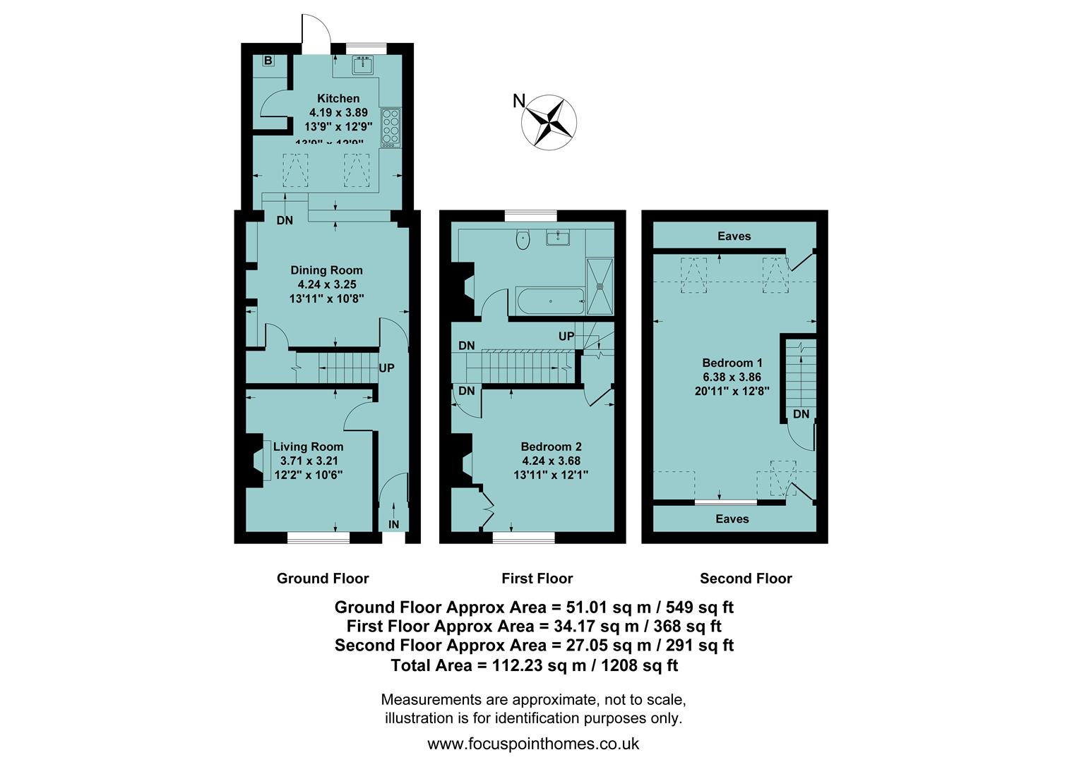 50, Park Road, Banbury floorplan