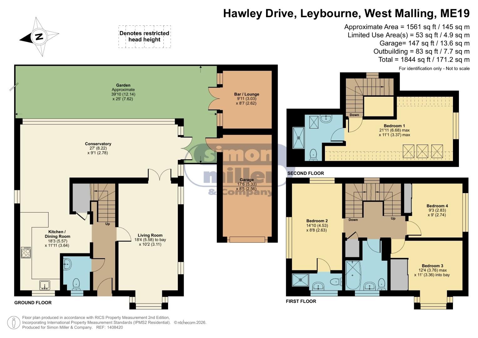 4, Hawley Drive, West Malling floorplan