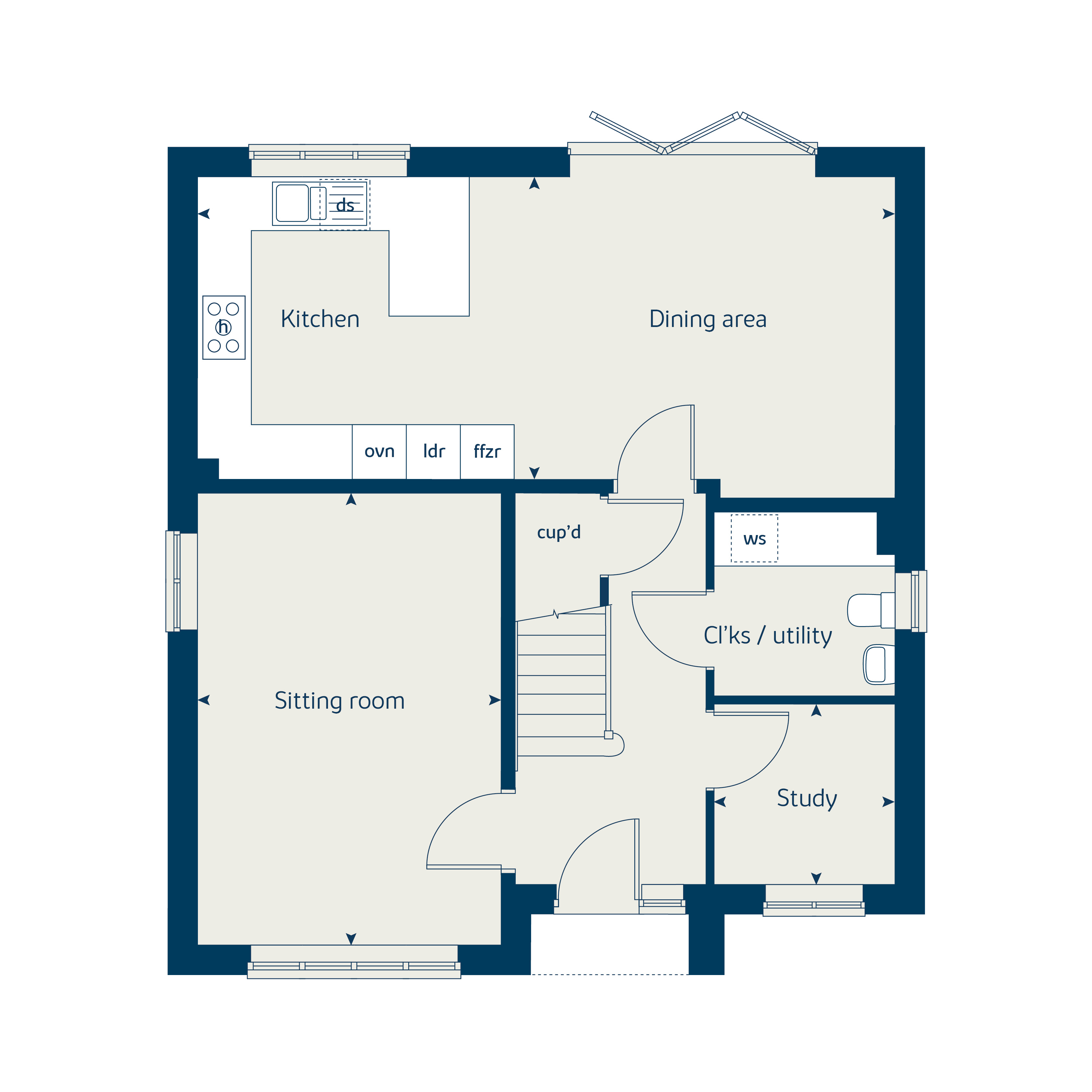 4, Ash Way, Newcastle floorplan