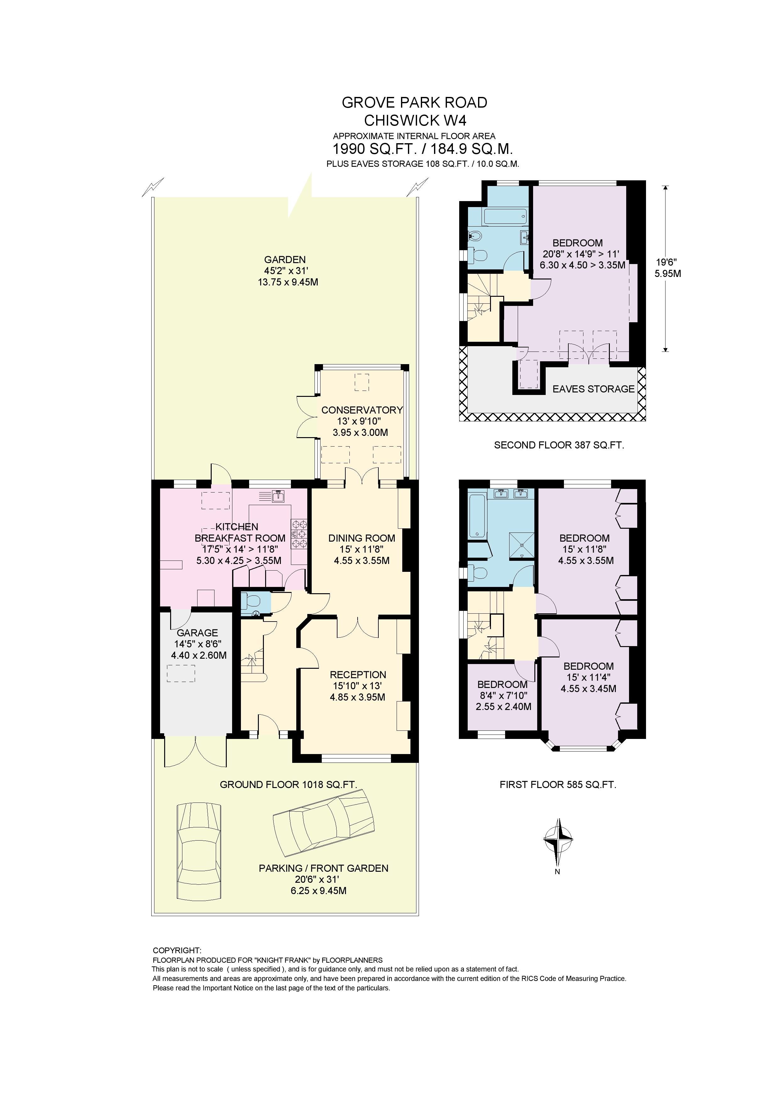24, Grove Park Road, London floorplan