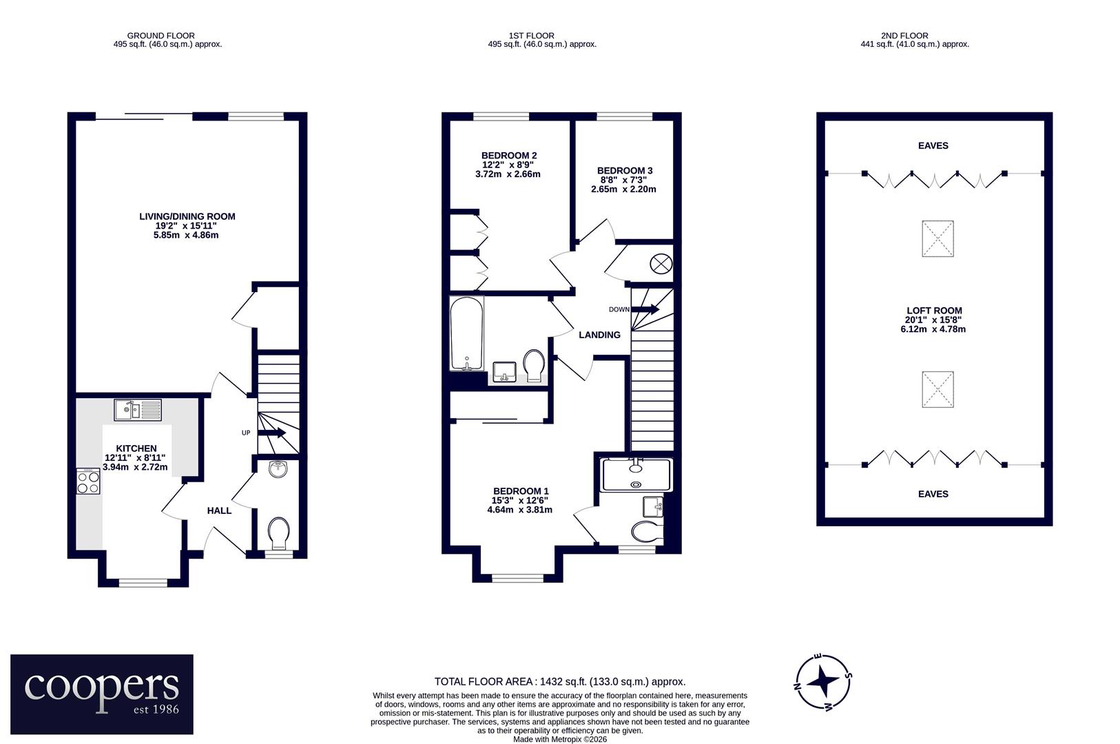8, Evergreen Drive, West Drayton floorplan