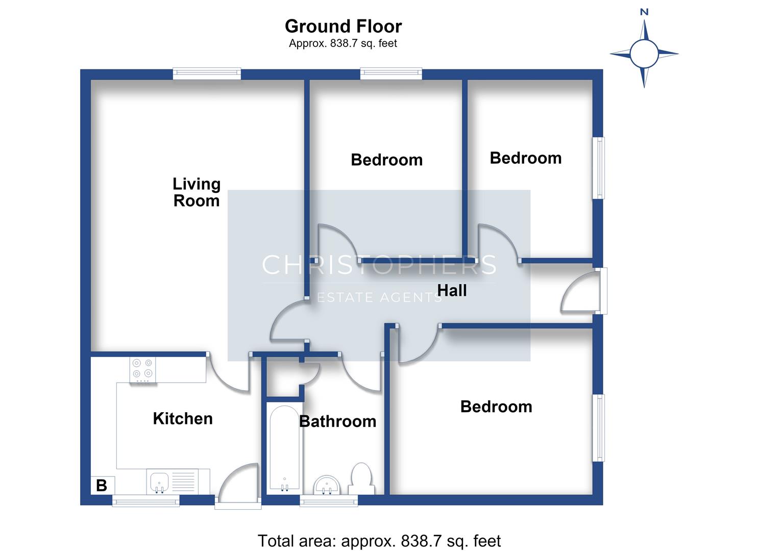 36, Furry Way, Helston floorplan