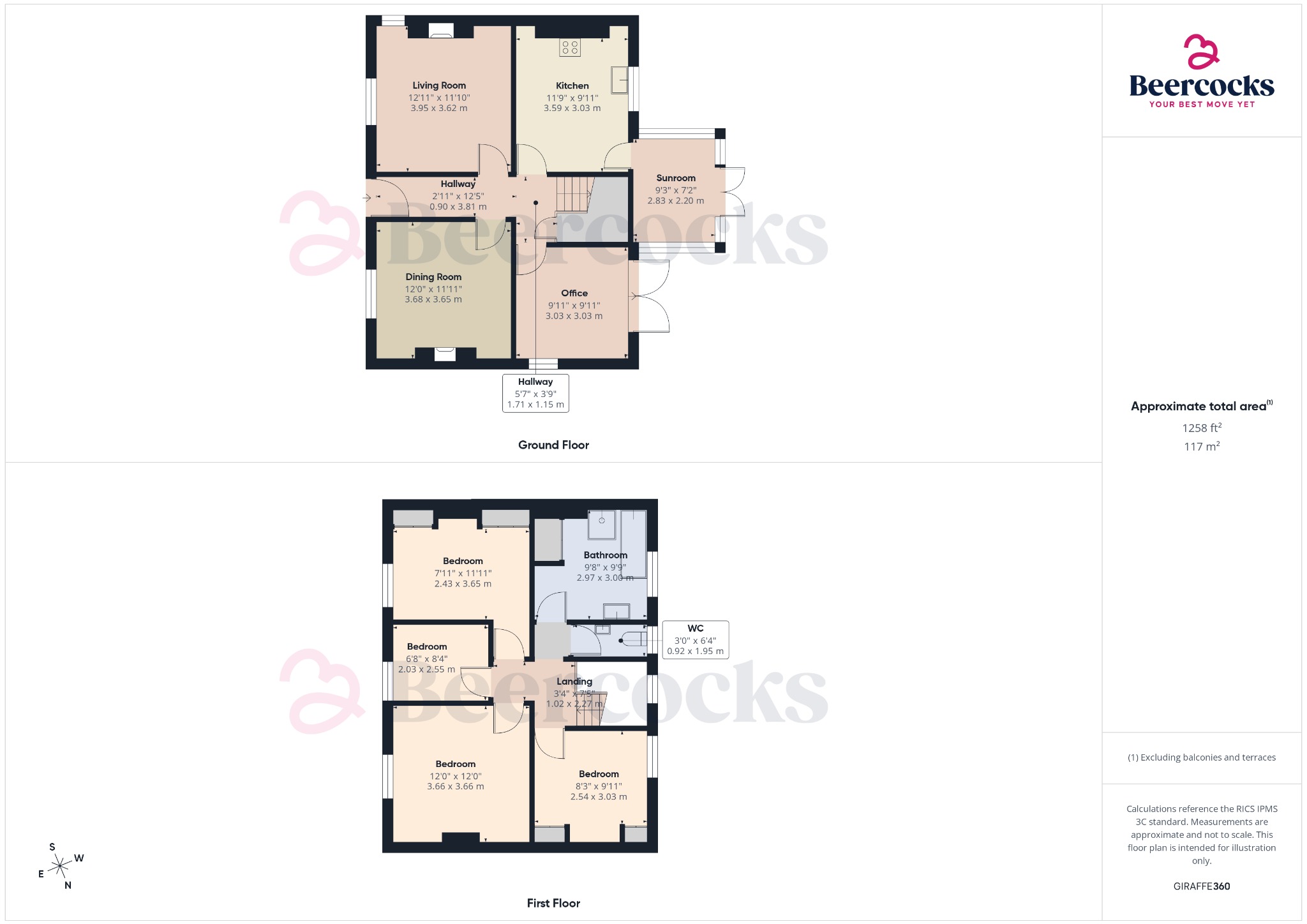 1, Pond Side, Wootton, Ulceby, Lincolnshire, DN39 6SF floorplan
