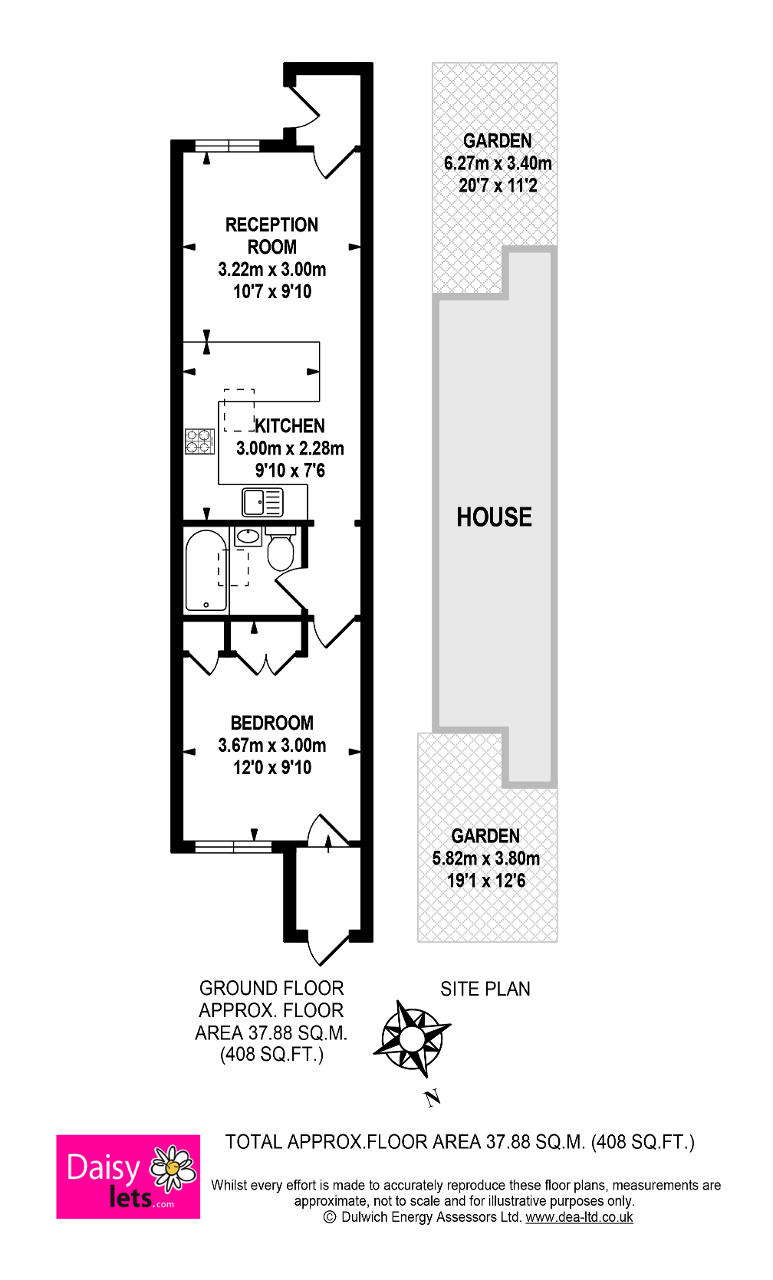 1 Bedrooms Semi-detached house to rent in Riverview, Catford, London SE6