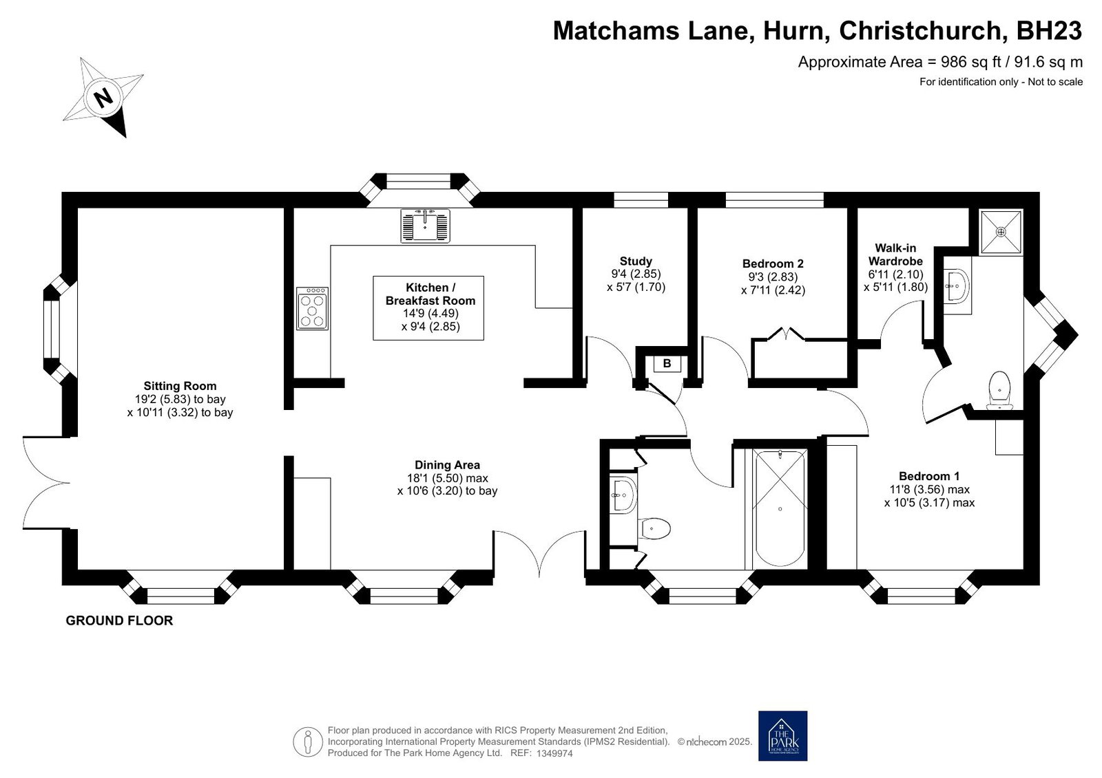 New Forest Glades,4 The Pines, 83 Matchams Lane, Christchurch floorplan