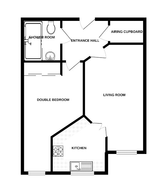 Flat 35,, Wilmot Court, 76-84 Victoria Road floorplan