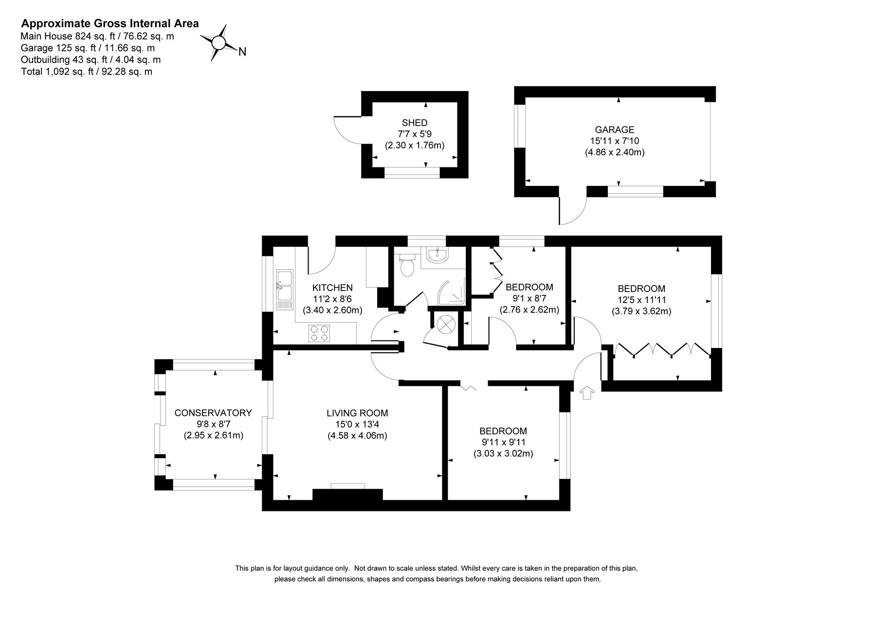 10, Heath Drive, Woking floorplan