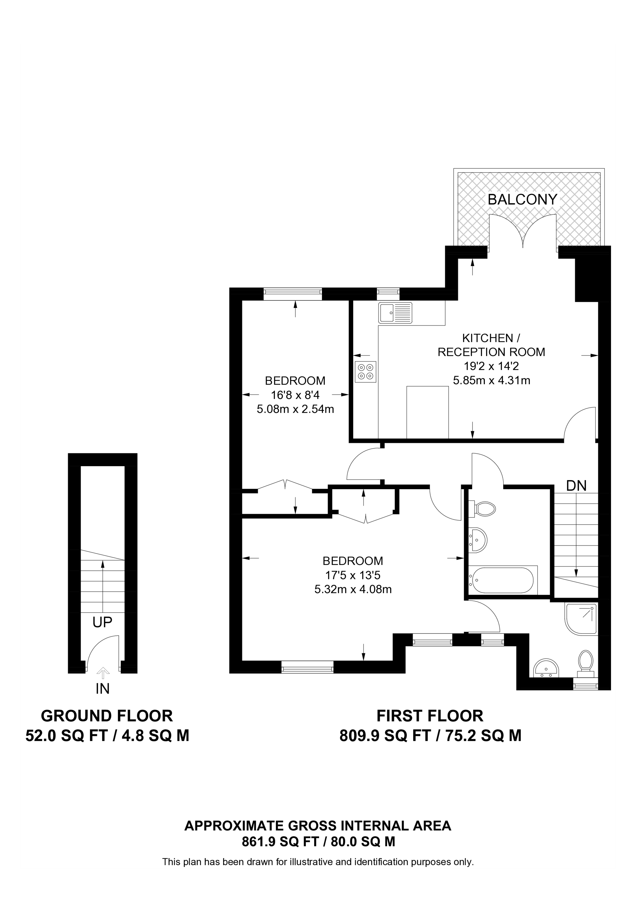 Queen Victoria House, Marlborough Drive, Bushey floorplan