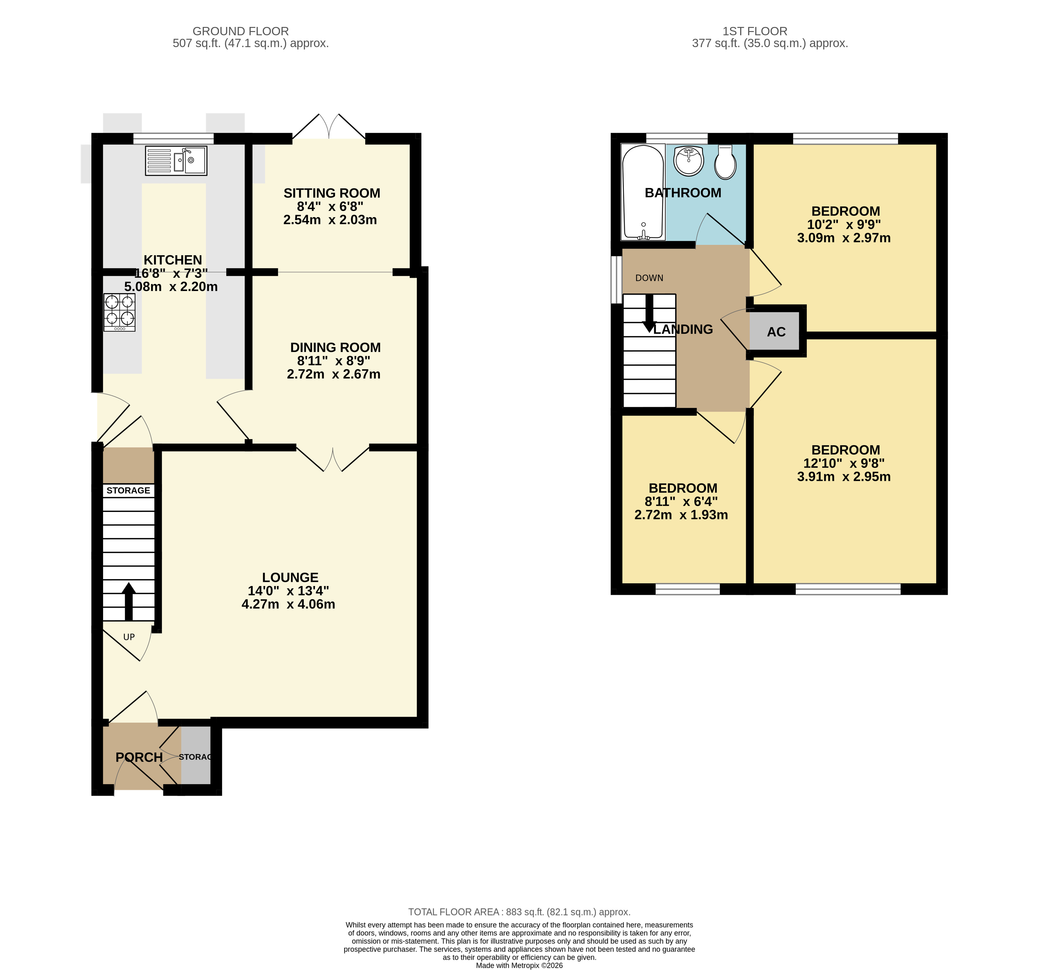 14, Syston Grove, Lincoln floorplan