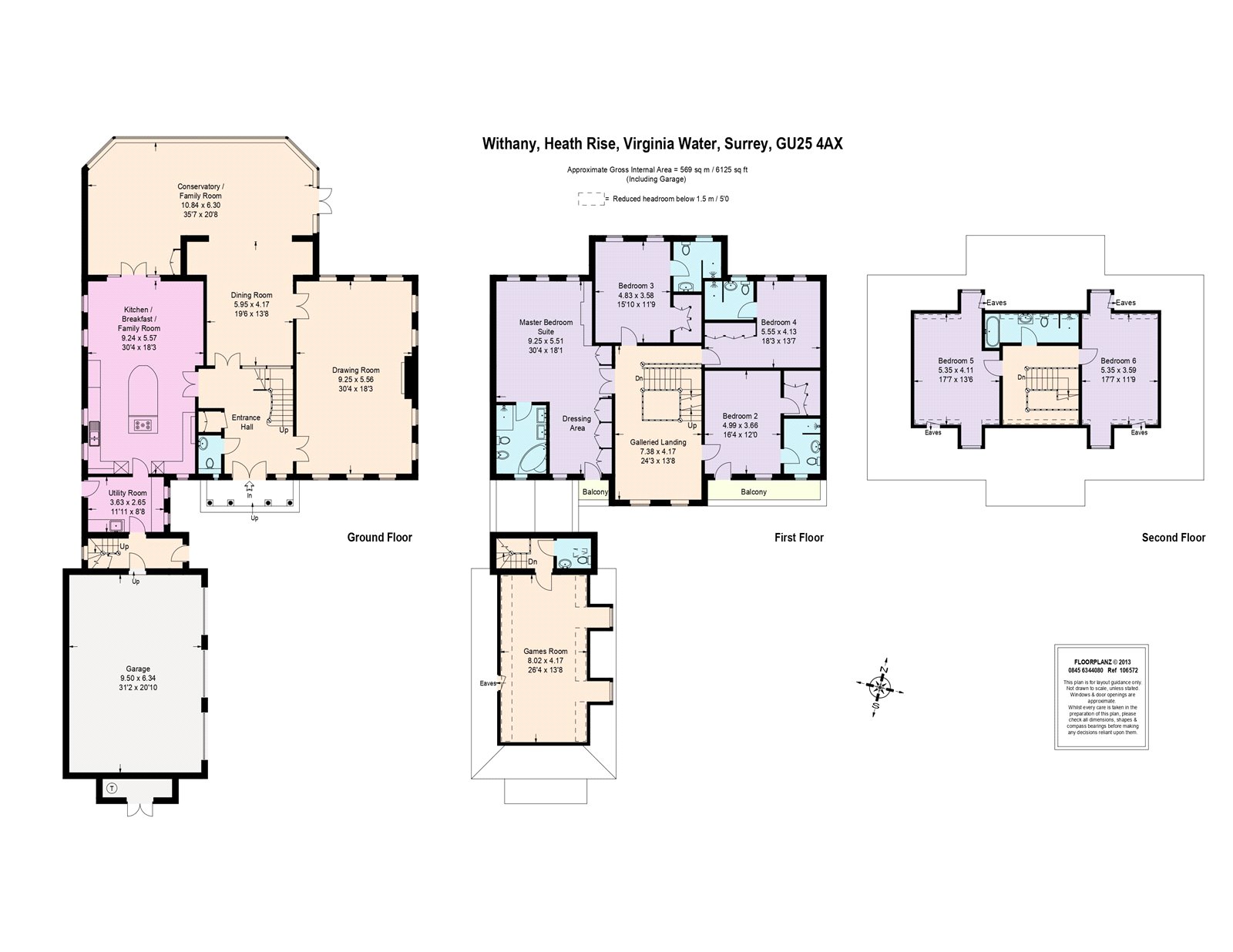 Withany,, Heath Rise, Surrey floorplan