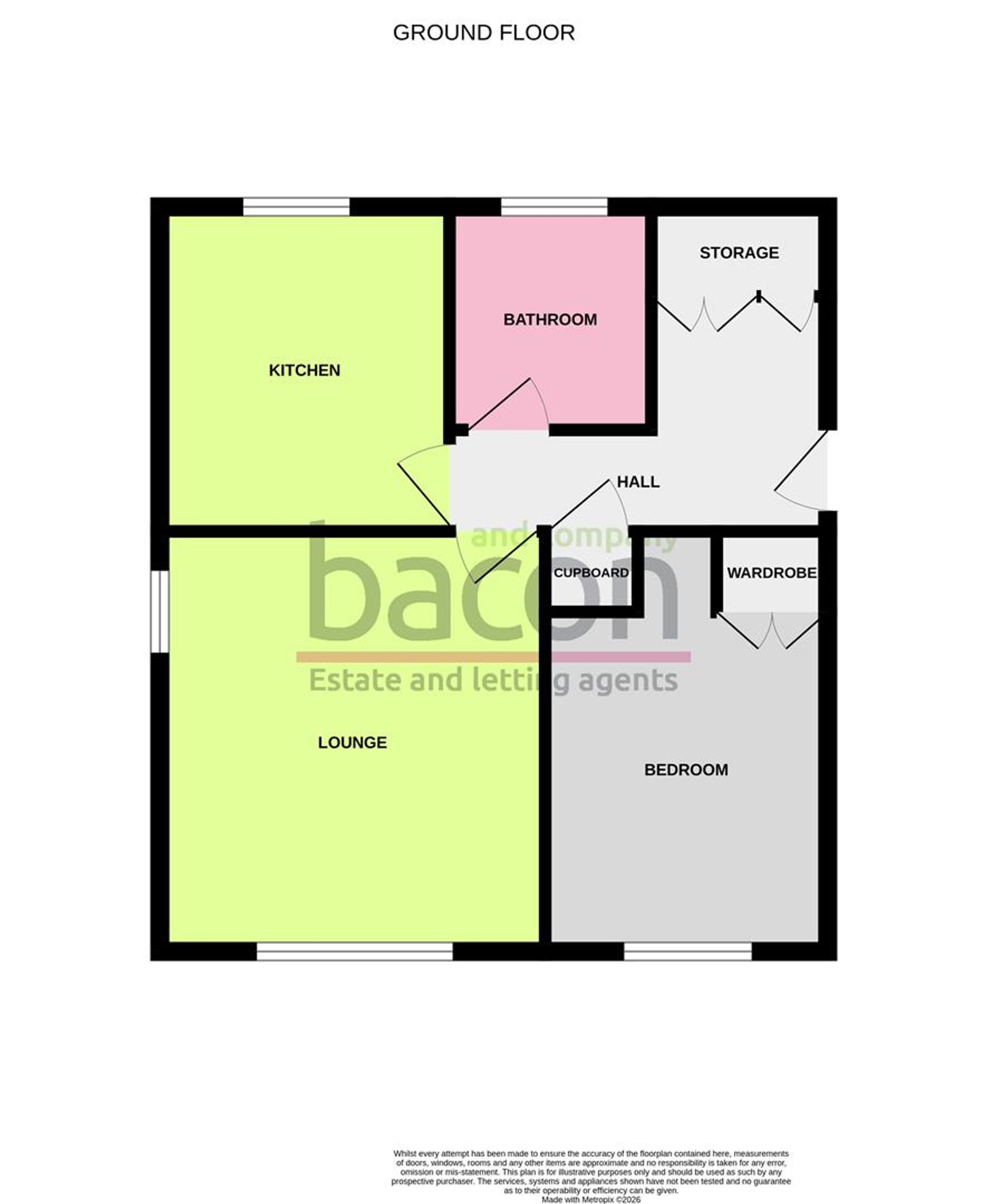 Flat 7, Brooklyn Court Brooklyn Avenue, Worthing floorplan