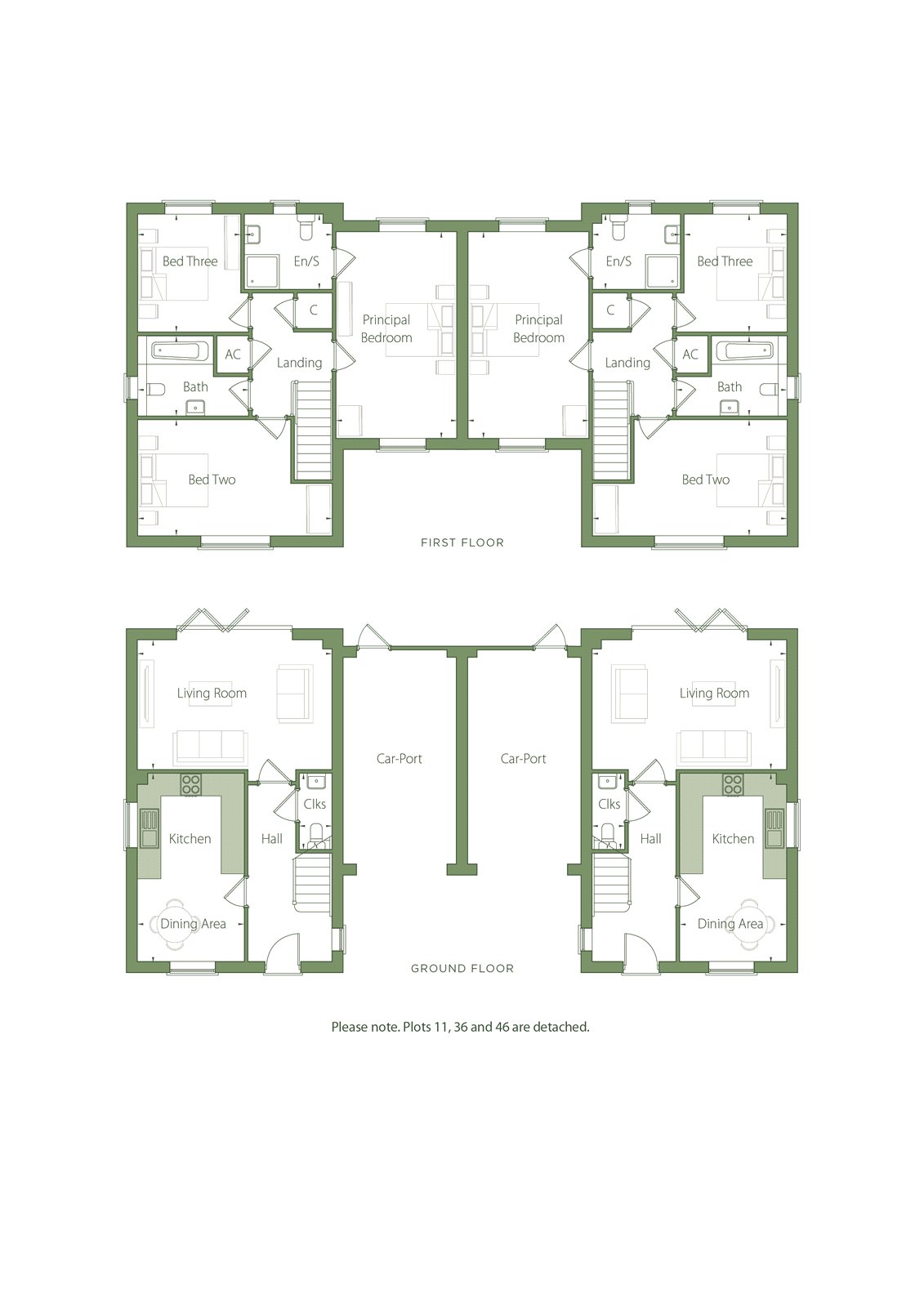 Plot 125 The Galium, Chattowood, Elmstead Market floorplan
