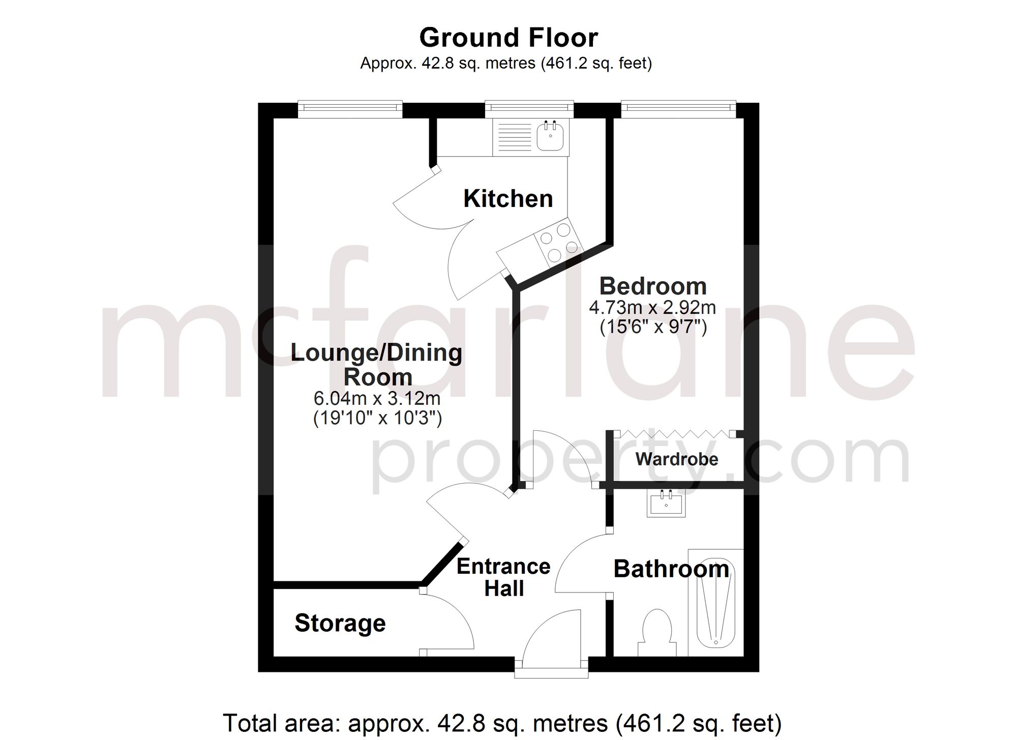 1 Goddard Court Cricklade Street, Swindon floorplan