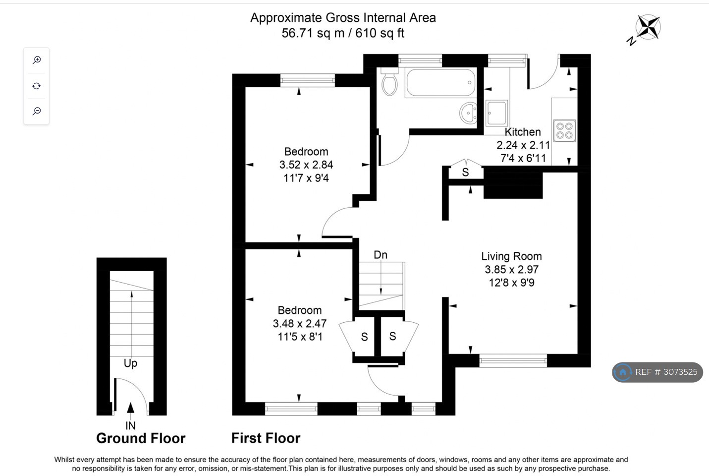 The Crescent, Harlington, Hayes floorplan