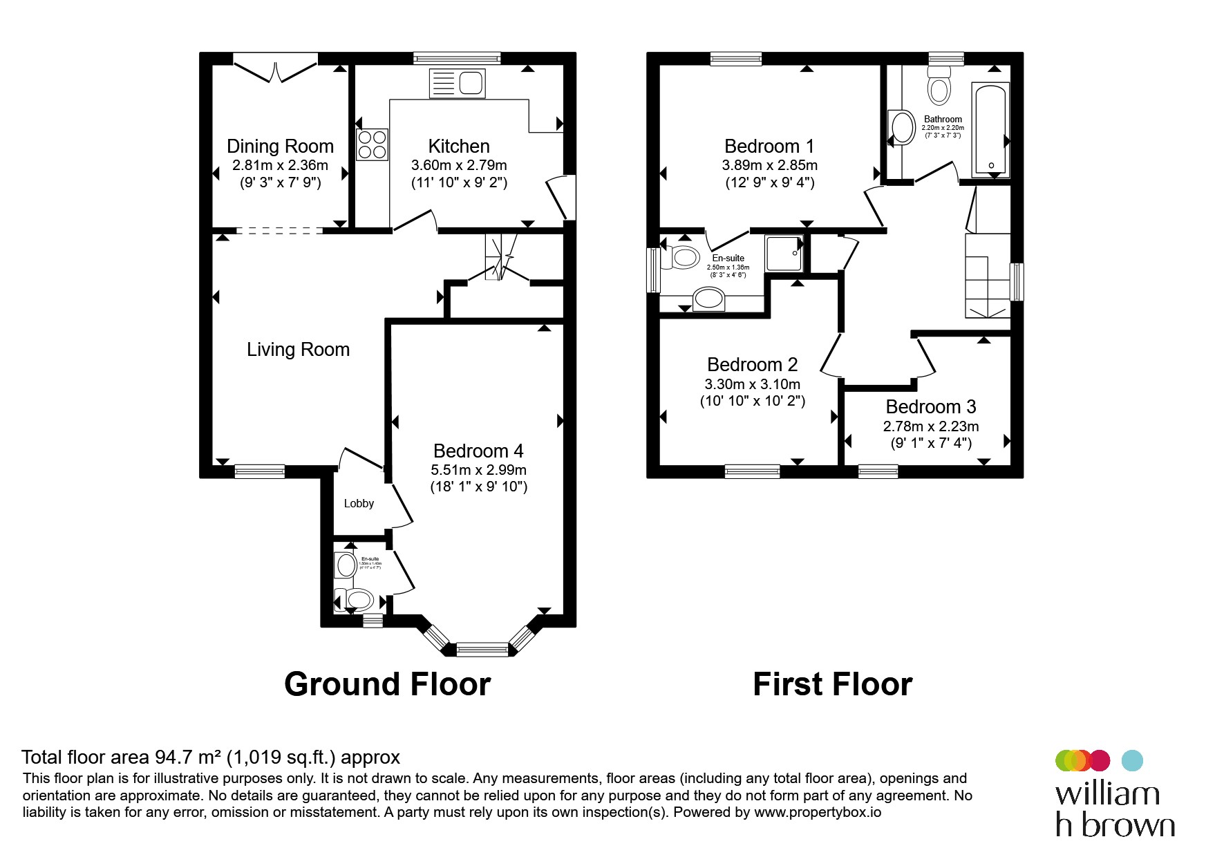 37, Harwood Drive, Kettering floorplan