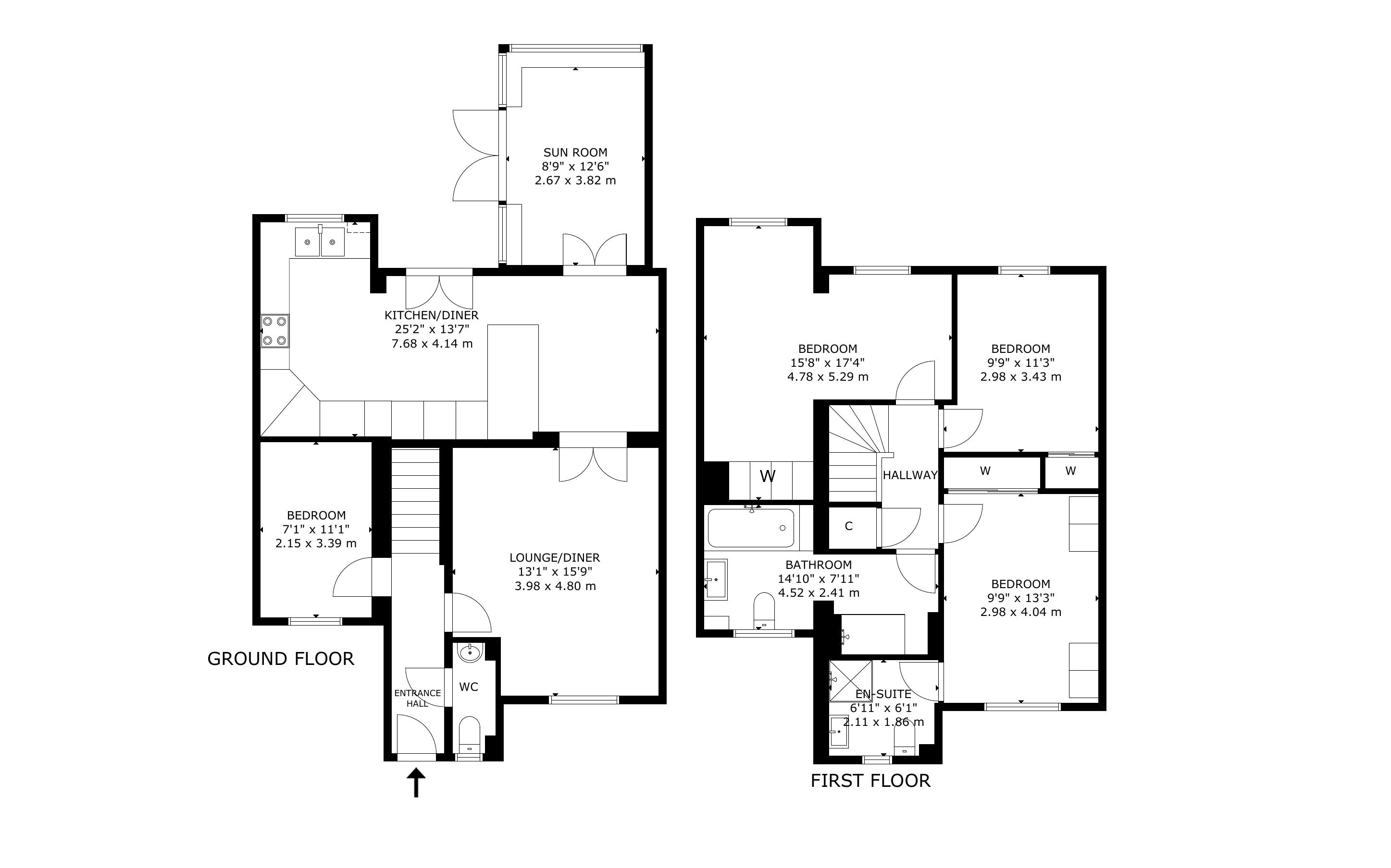 58, Denholm Avenue, East Lothian floorplan