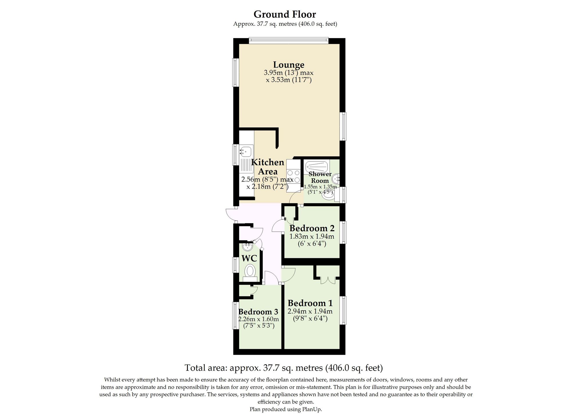 154 ABI Vista, Corton, Lowestoft floorplan