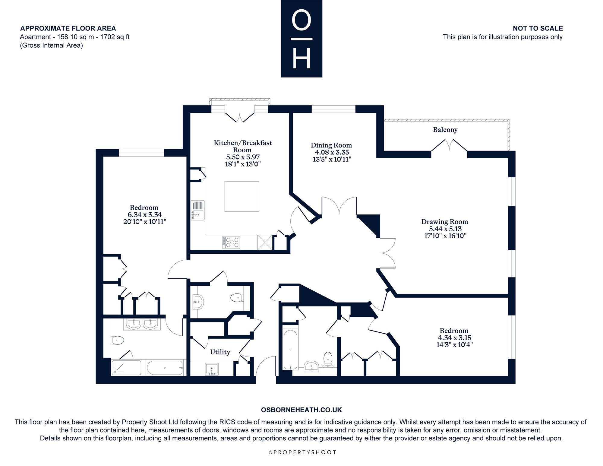 Apt 6, Fircroft Devenish Road, Ascot floorplan