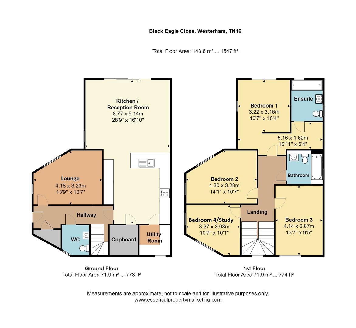 62, Black Eagle Close, Westerham floorplan