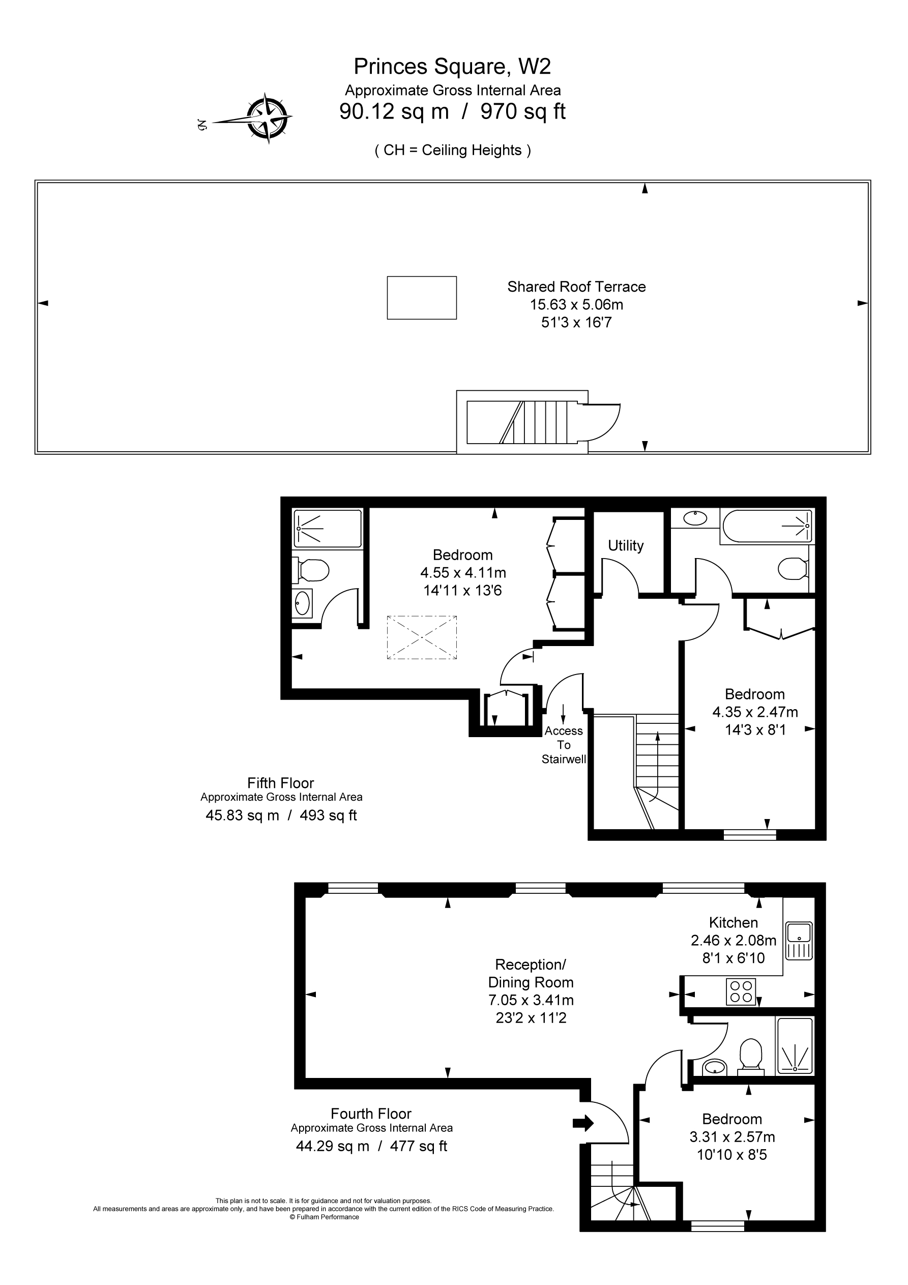 Princes Square, London W2, 3 bedroom flat for sale 55677680