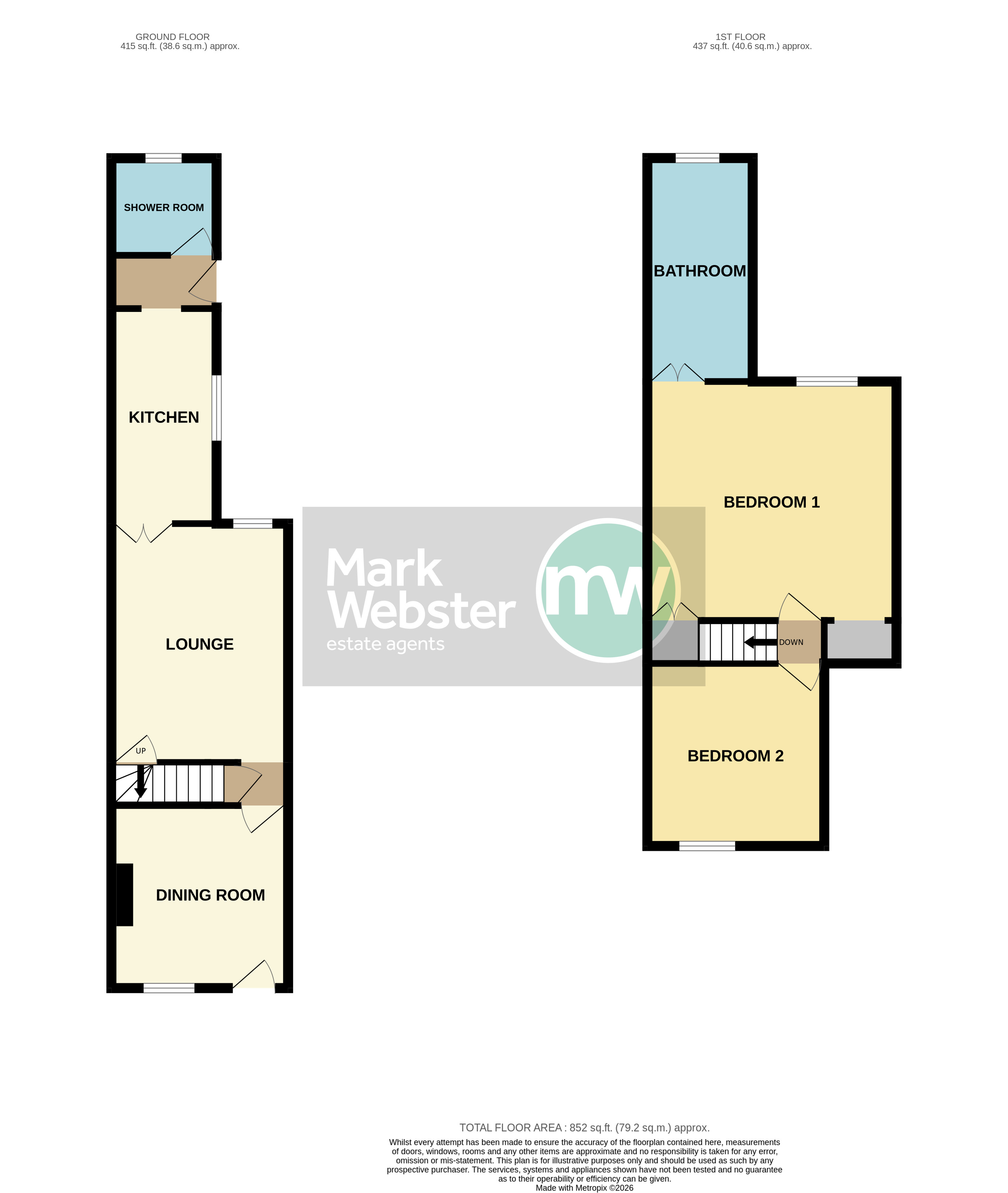 16, Atherstone Road, Atherstone floorplan