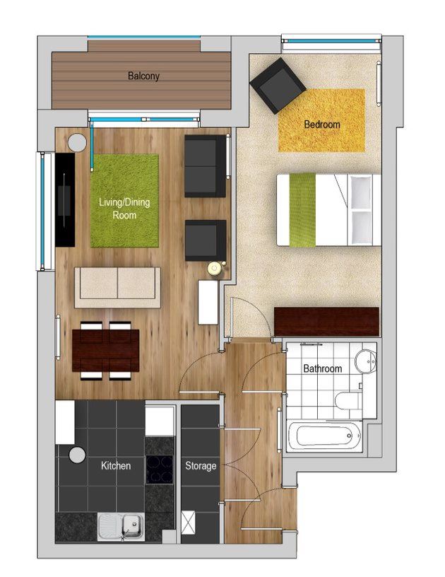 25 Torrent Lodge, Merryweather Place, London floorplan