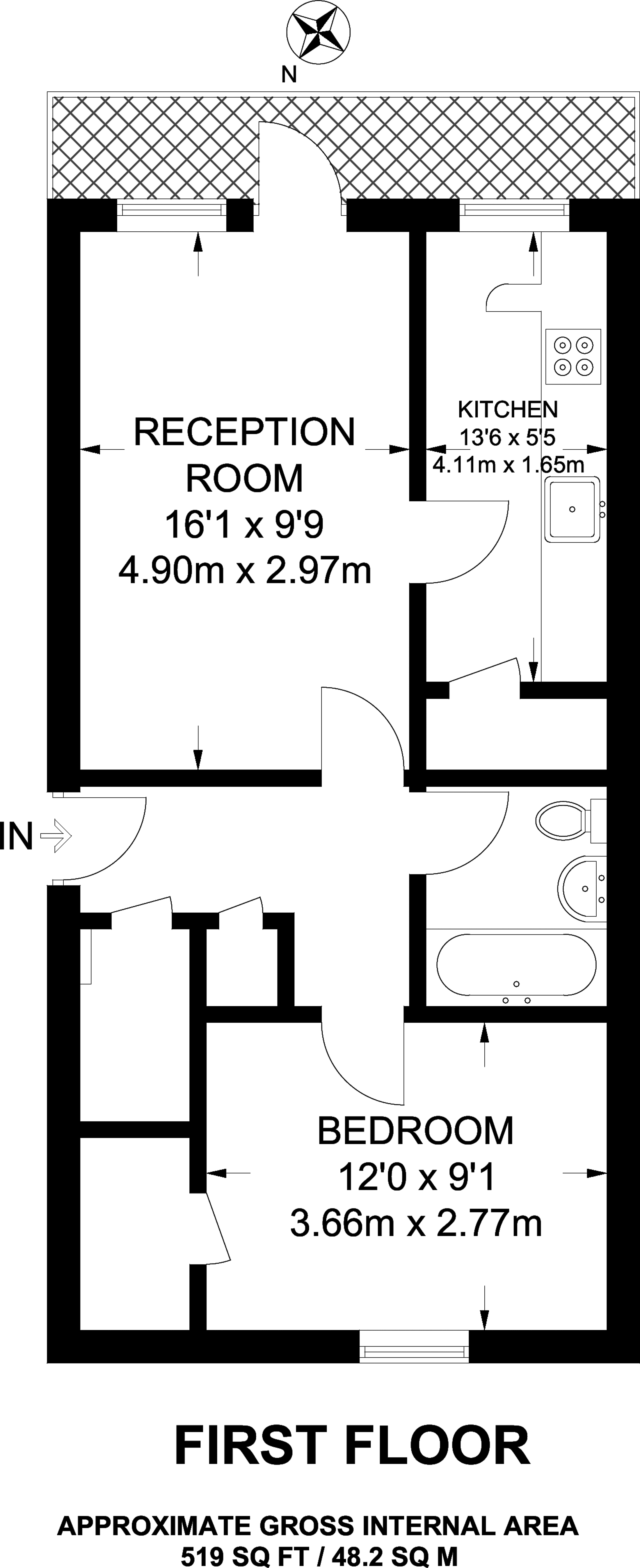 1 Bedrooms Flat for sale in Rowan Walk, Queen's Park W10